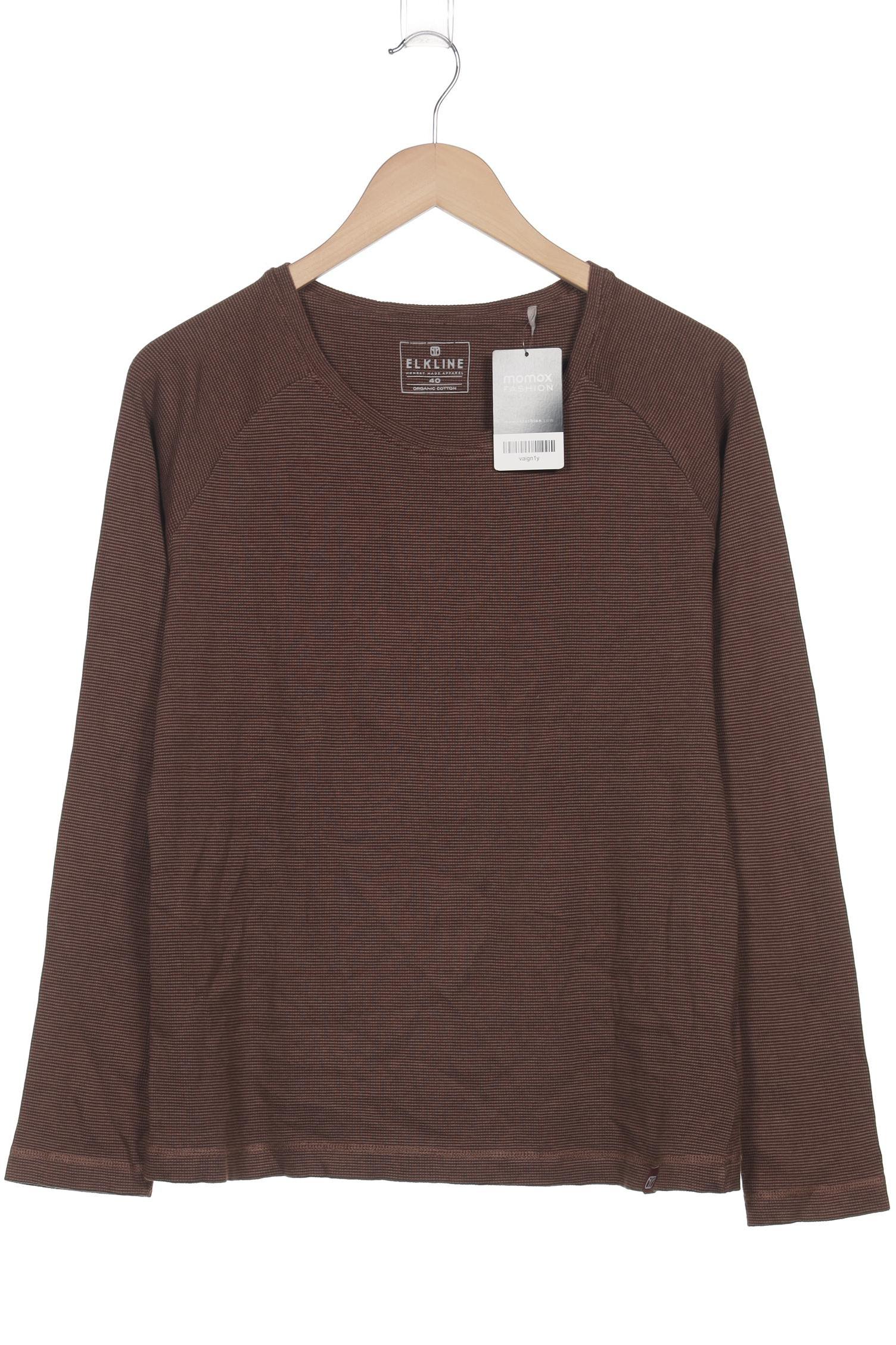 

elkline Damen Langarmshirt, braun, Gr. 40