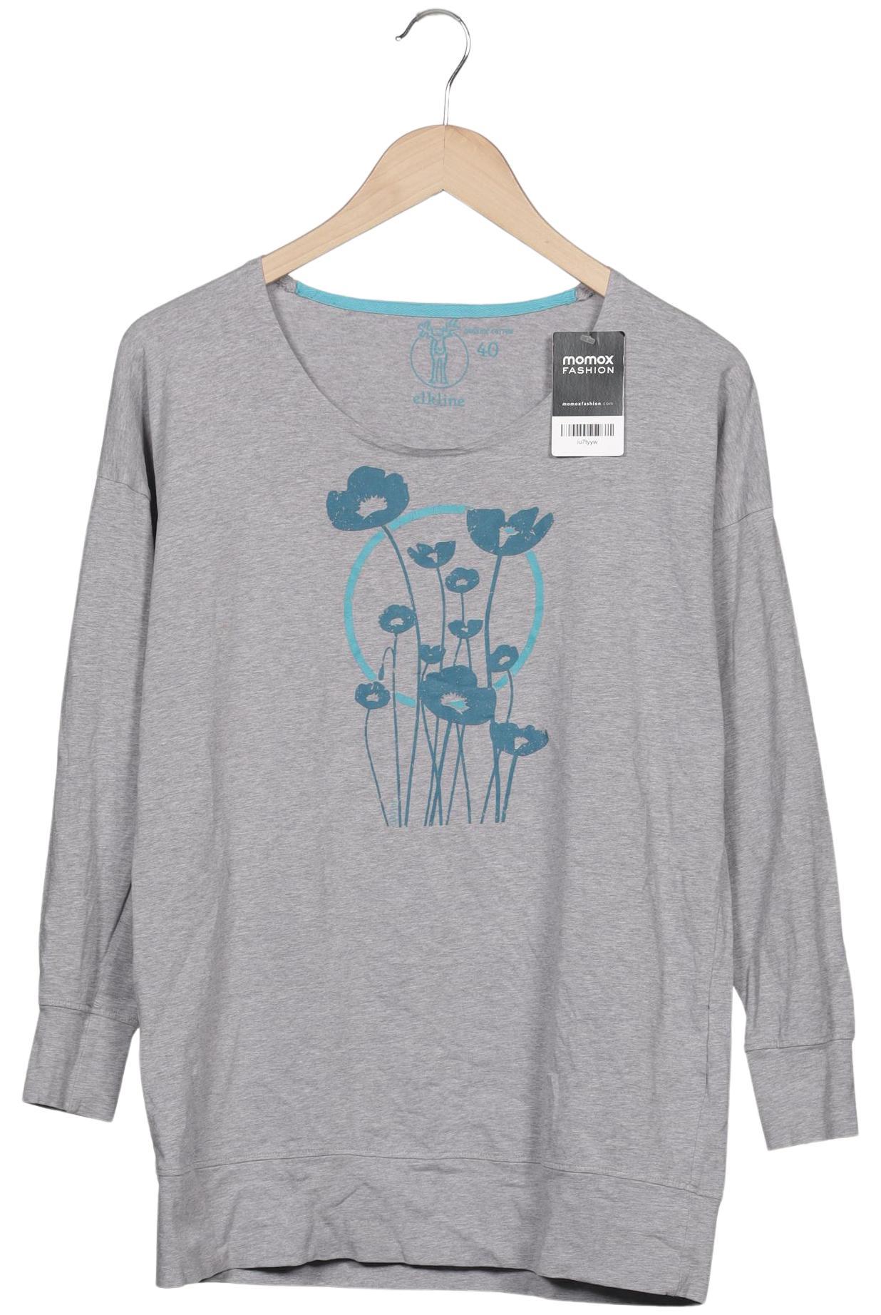 

elkline Damen Langarmshirt, grau, Gr. 40