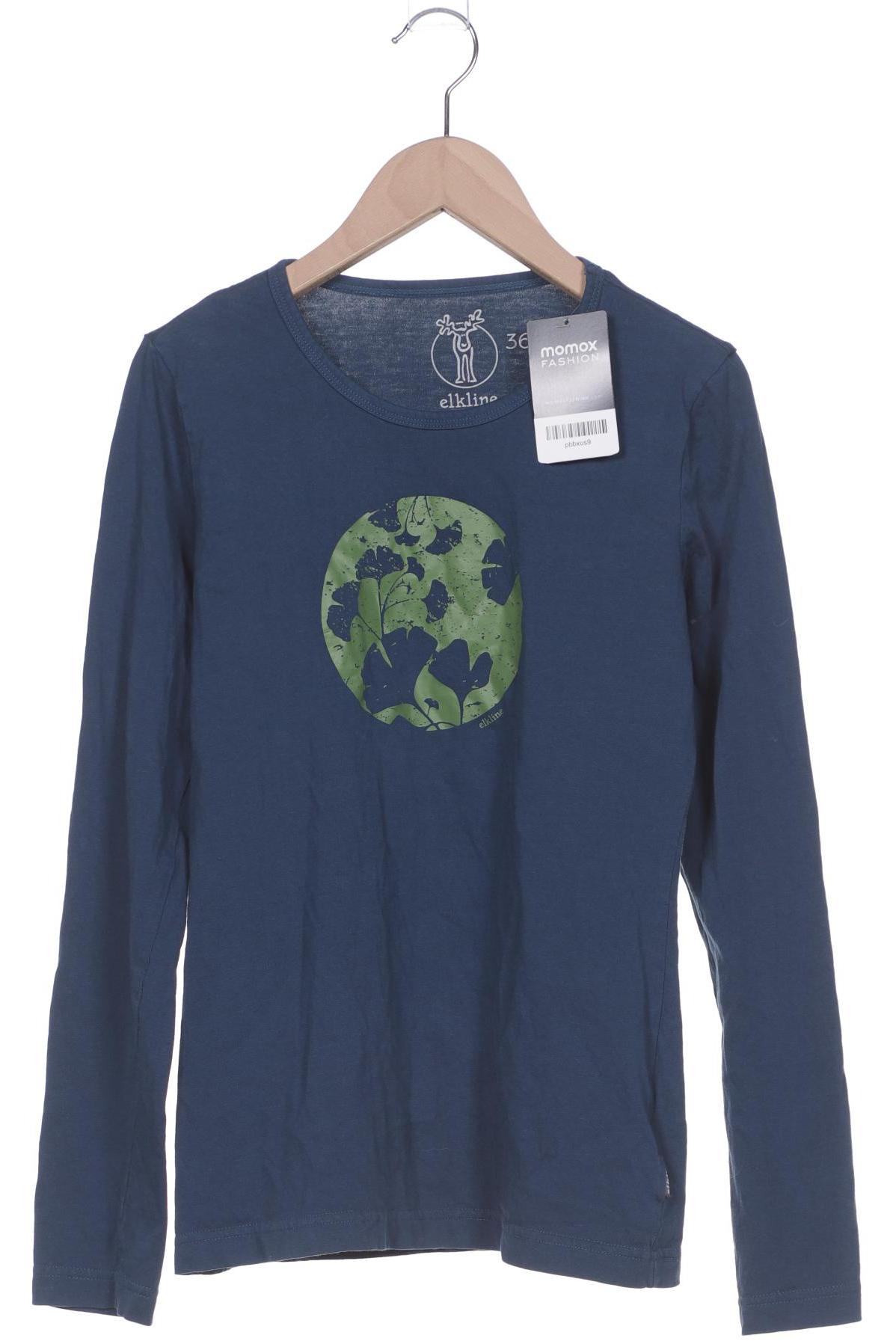

elkline Damen Langarmshirt, marineblau, Gr. 36