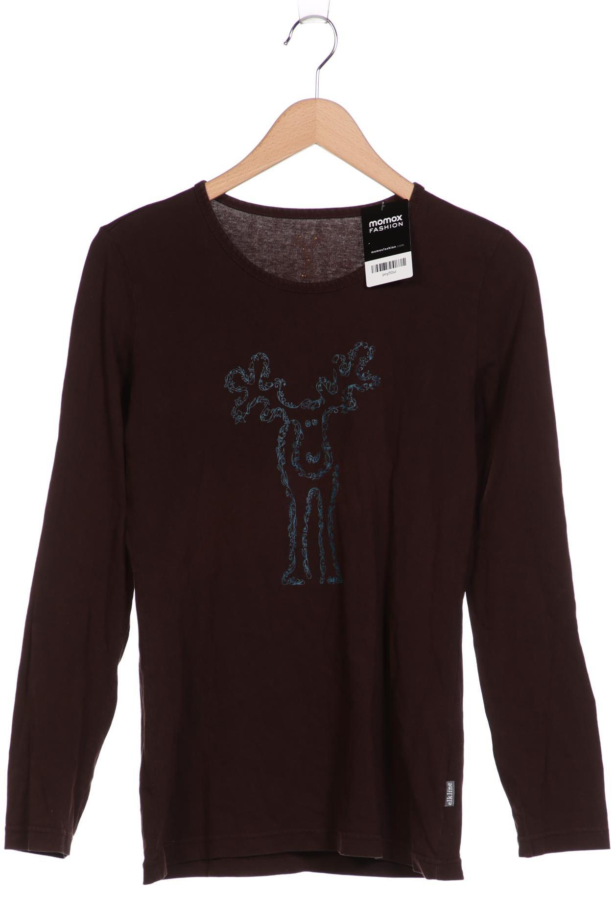 

elkline Damen Langarmshirt, braun, Gr. 40