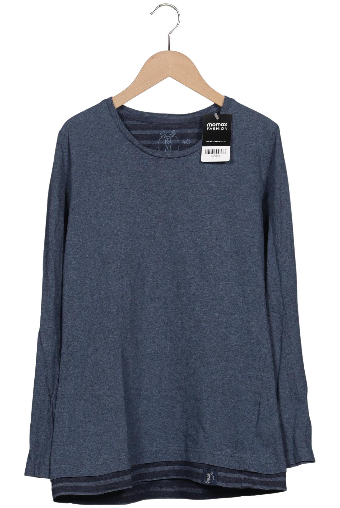 

elkline Damen Langarmshirt, marineblau, Gr. 40