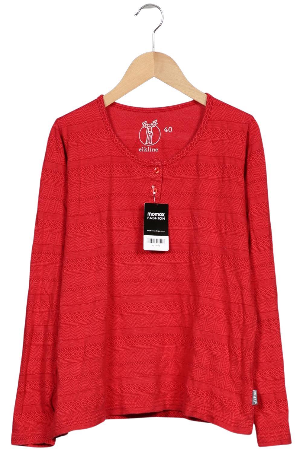 

elkline Damen Langarmshirt, rot, Gr. 40