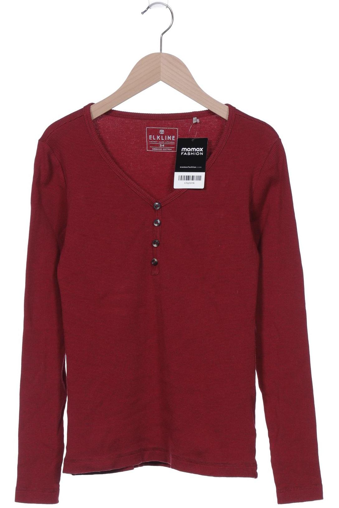 

elkline Damen Langarmshirt, rot, Gr. 34