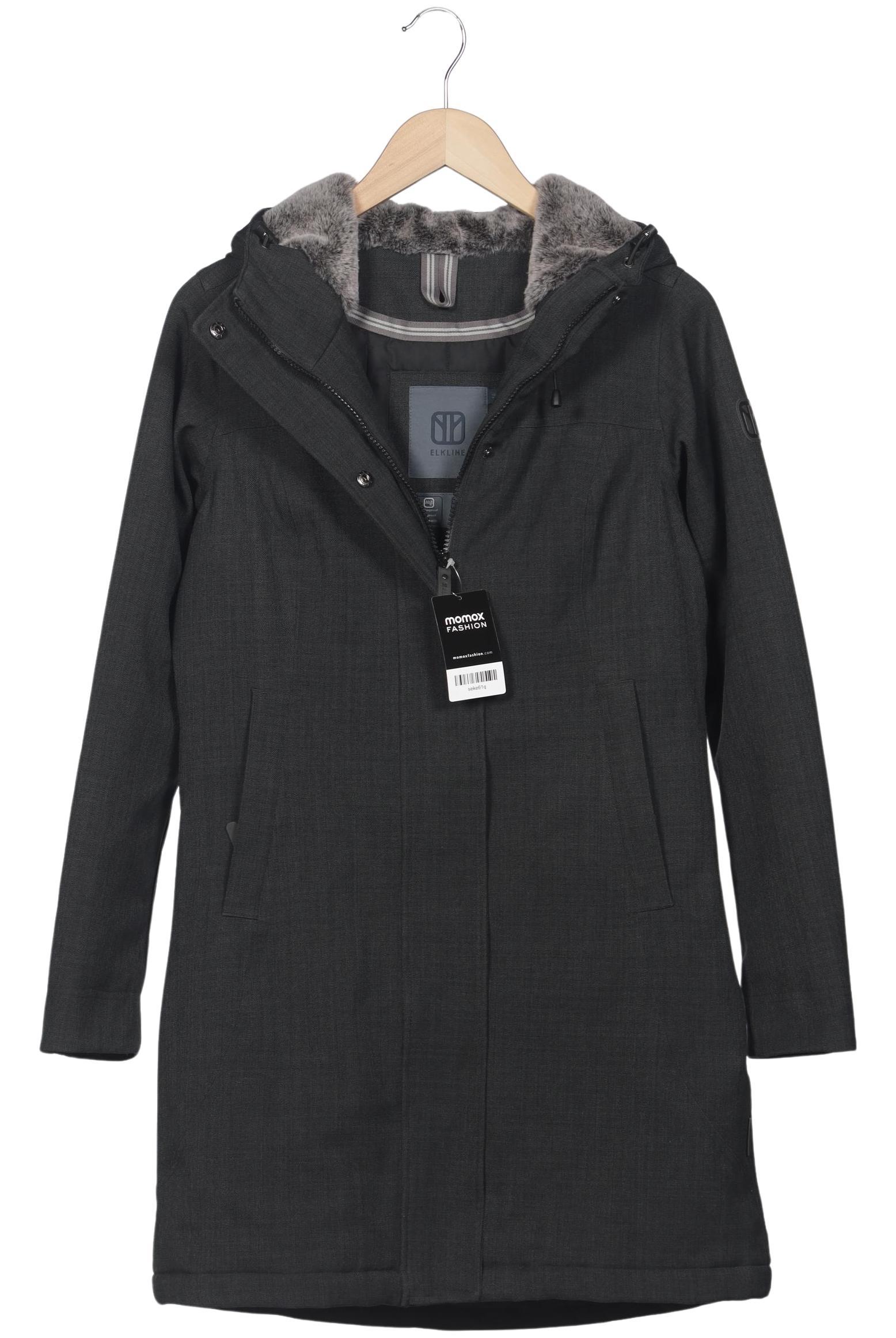 

elkline Damen Mantel, grau, Gr. 34