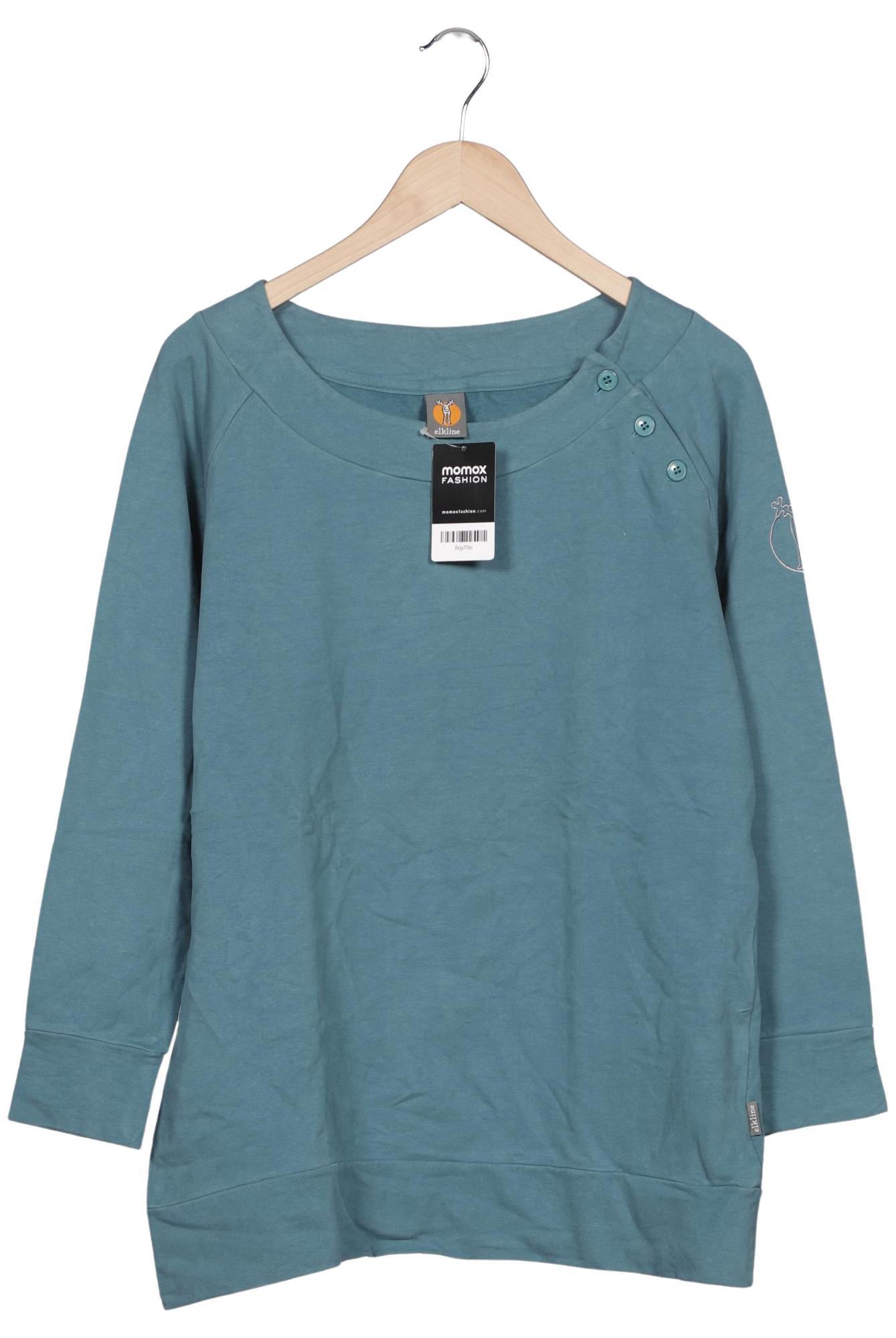 

elkline Damen Sweatshirt, türkis, Gr. 42