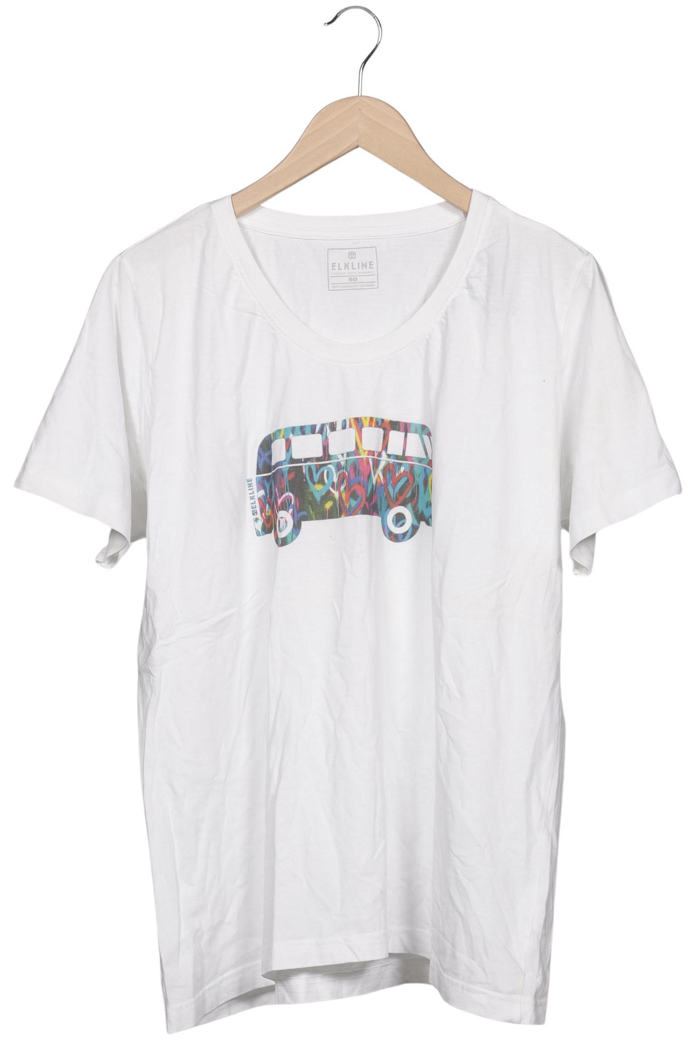 

elkline Damen T-Shirt, weiß, Gr. 50