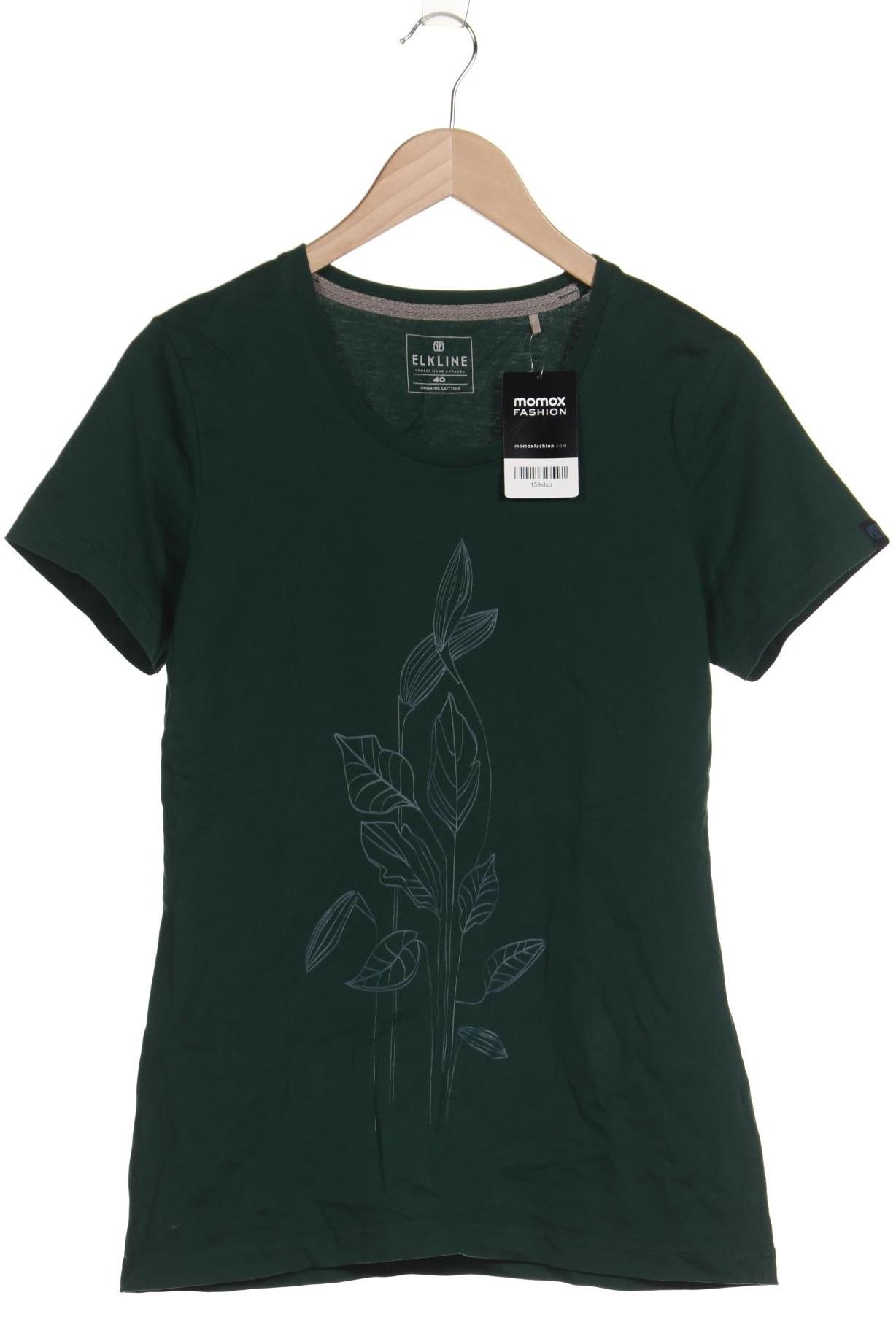 

elkline Damen T-Shirt, grün, Gr. 40