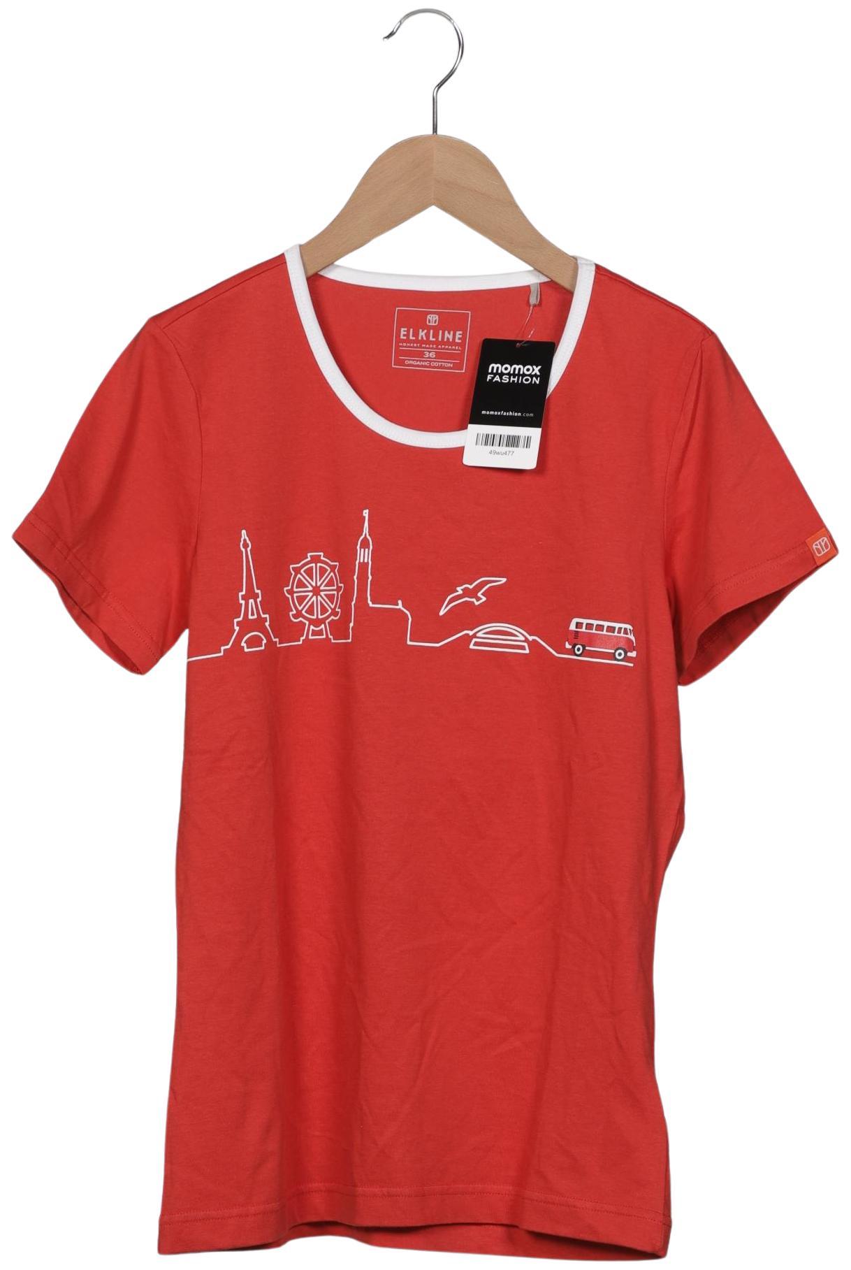 

elkline Damen T-Shirt, rot, Gr. 36