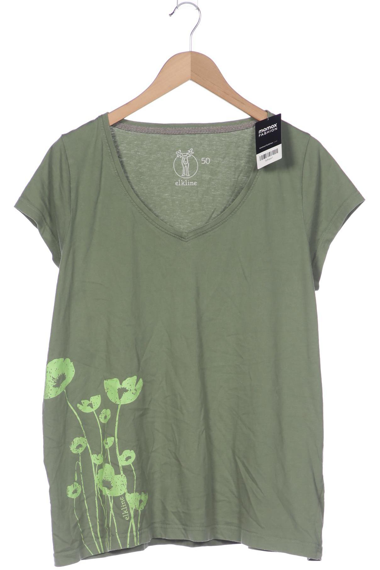 

elkline Damen T-Shirt, grün, Gr. 50
