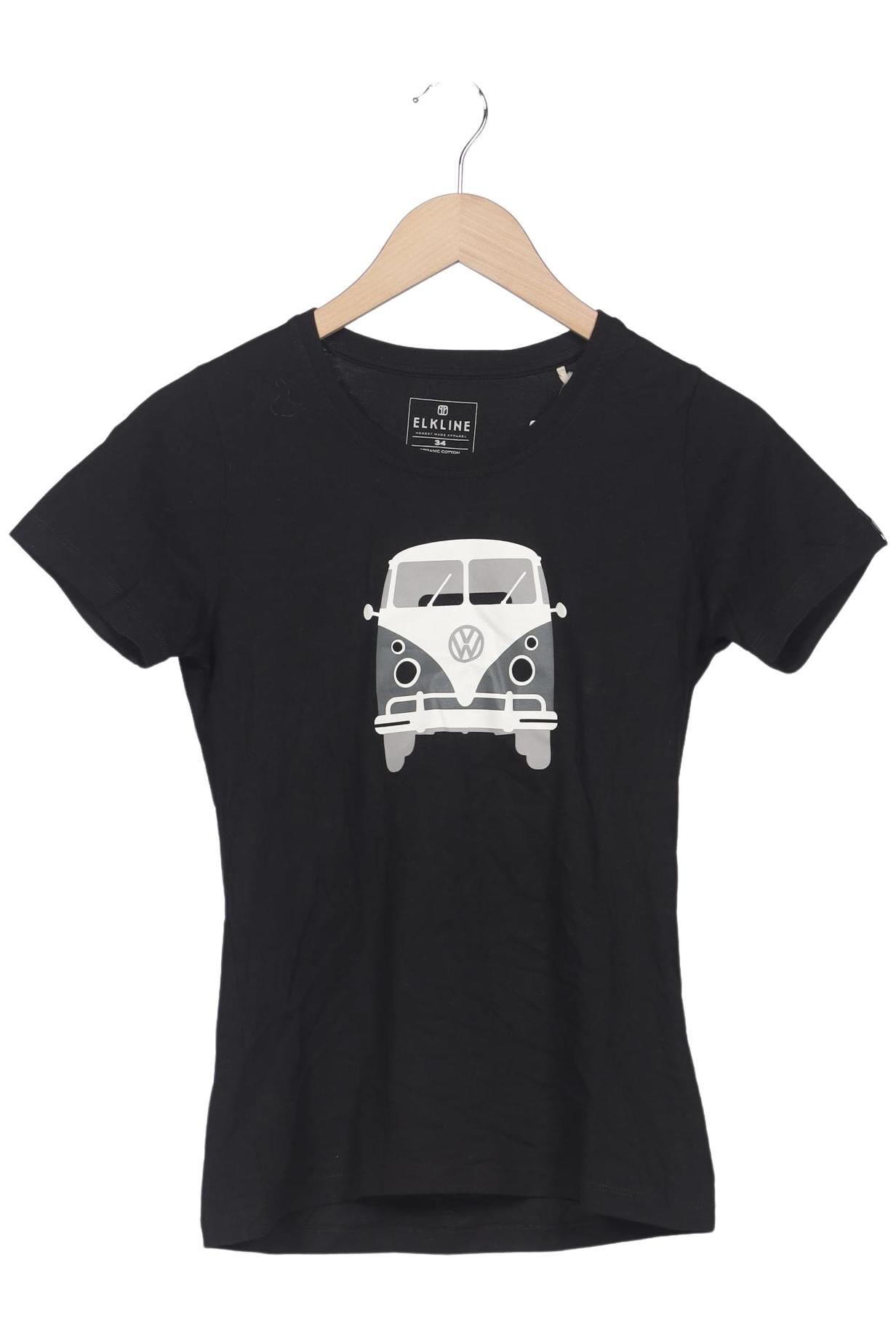 

elkline Damen T-Shirt, schwarz, Gr. 34