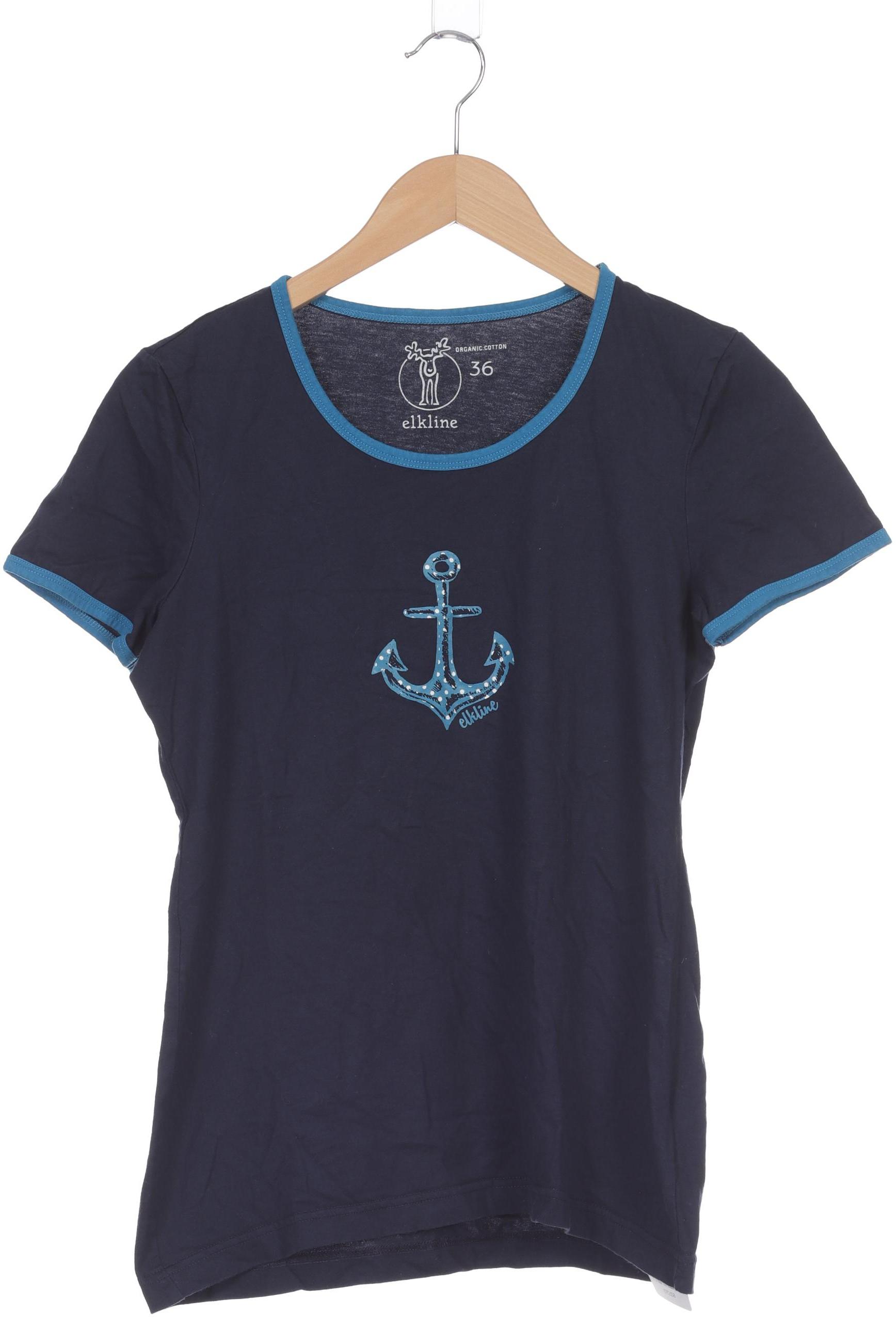 

elkline Damen T-Shirt, blau, Gr. 36