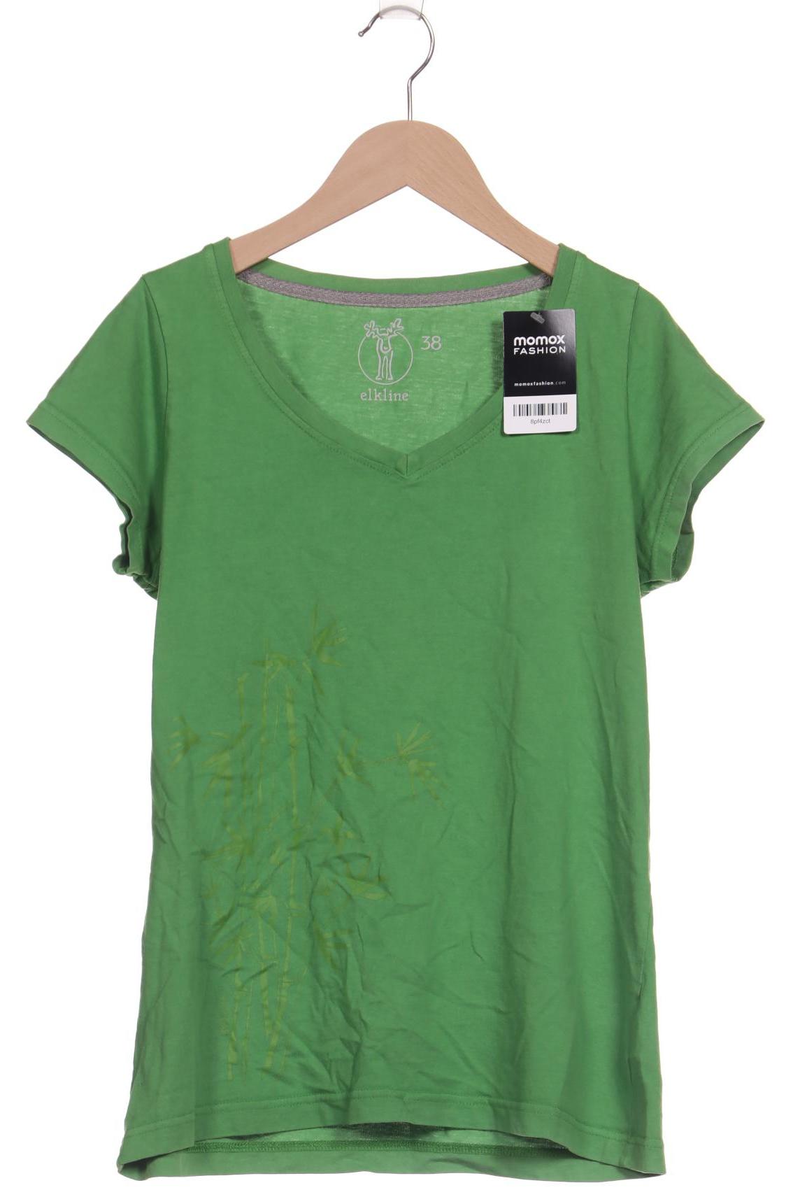 

elkline Damen T-Shirt, grün, Gr. 38