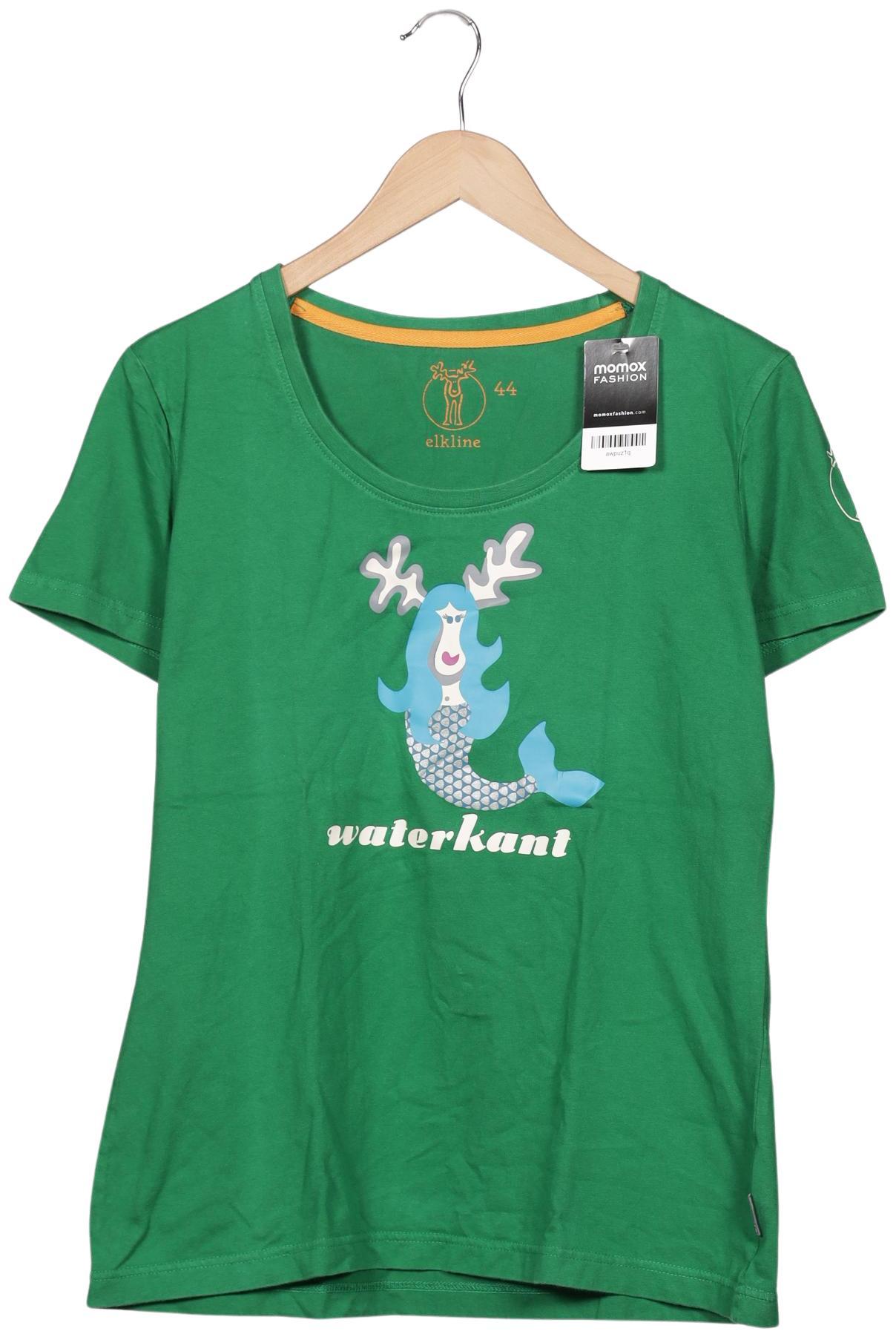 

elkline Damen T-Shirt, grün, Gr. 44
