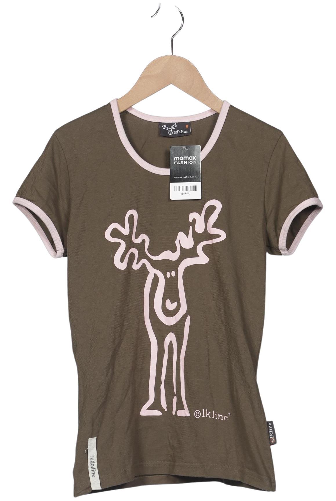 

elkline Damen T-Shirt, grün, Gr. 36