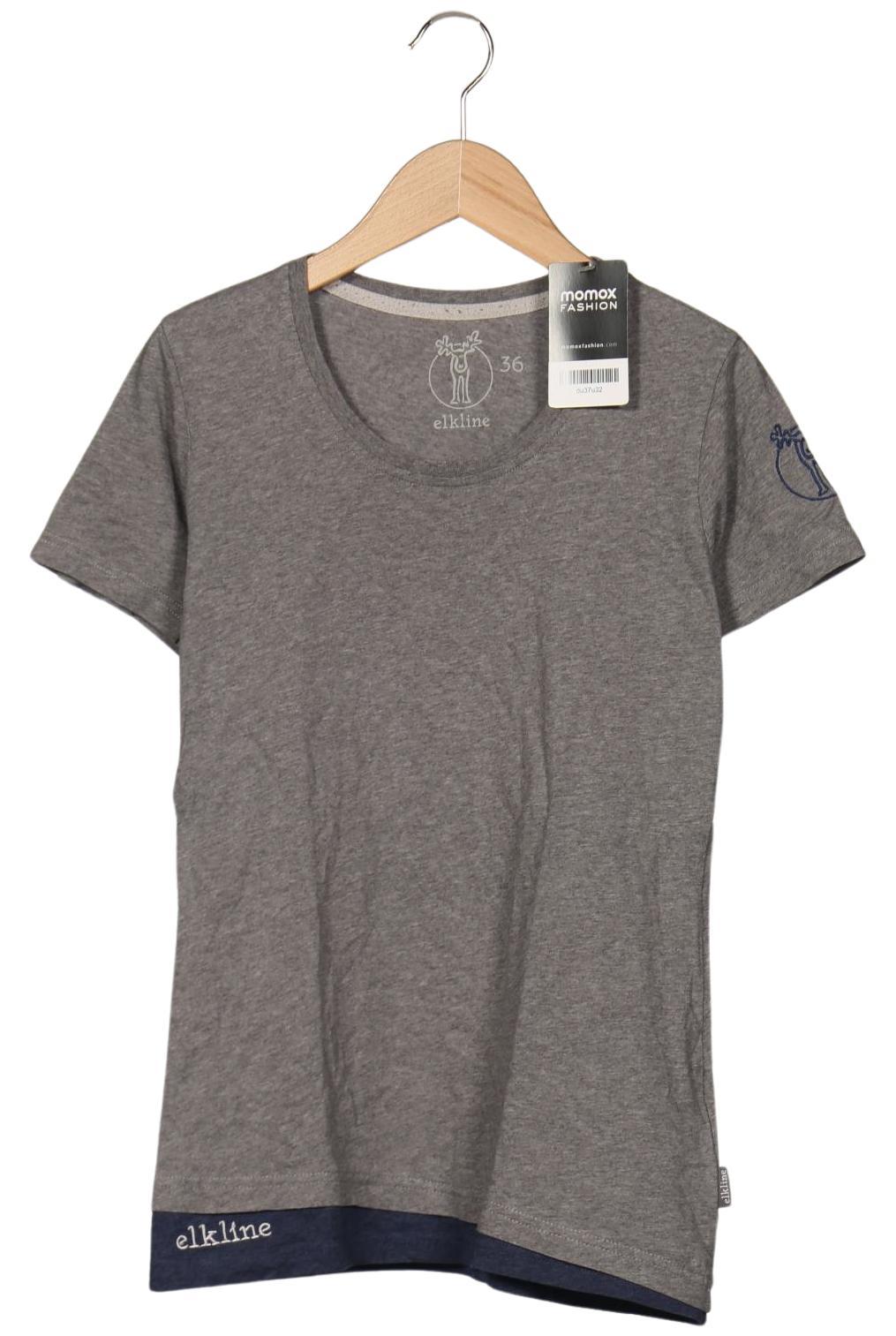 

elkline Damen T-Shirt, grau, Gr. 36