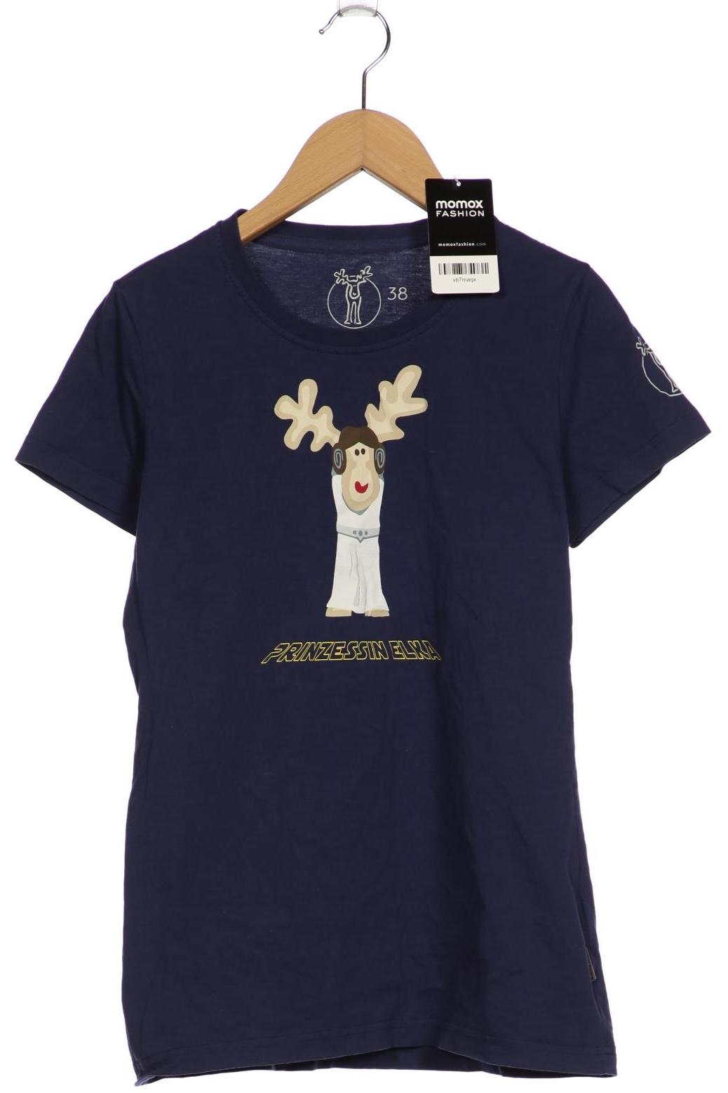 

elkline Damen T-Shirt, blau, Gr. 38