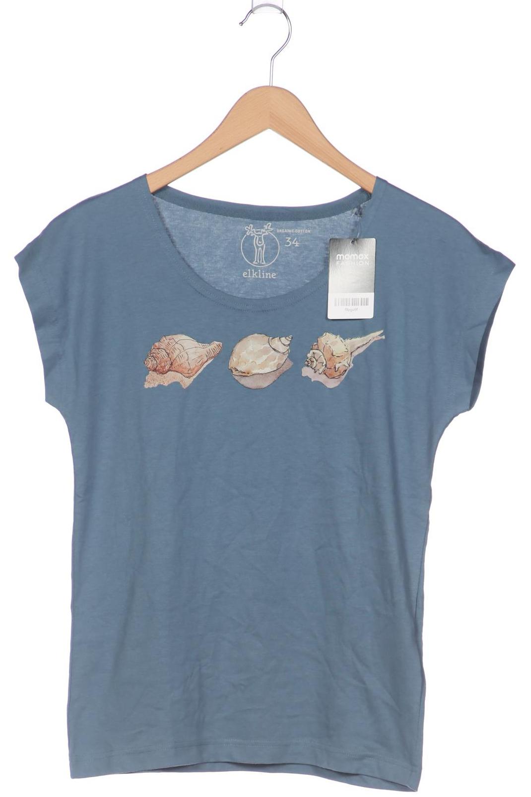 

elkline Damen T-Shirt, blau, Gr. 34