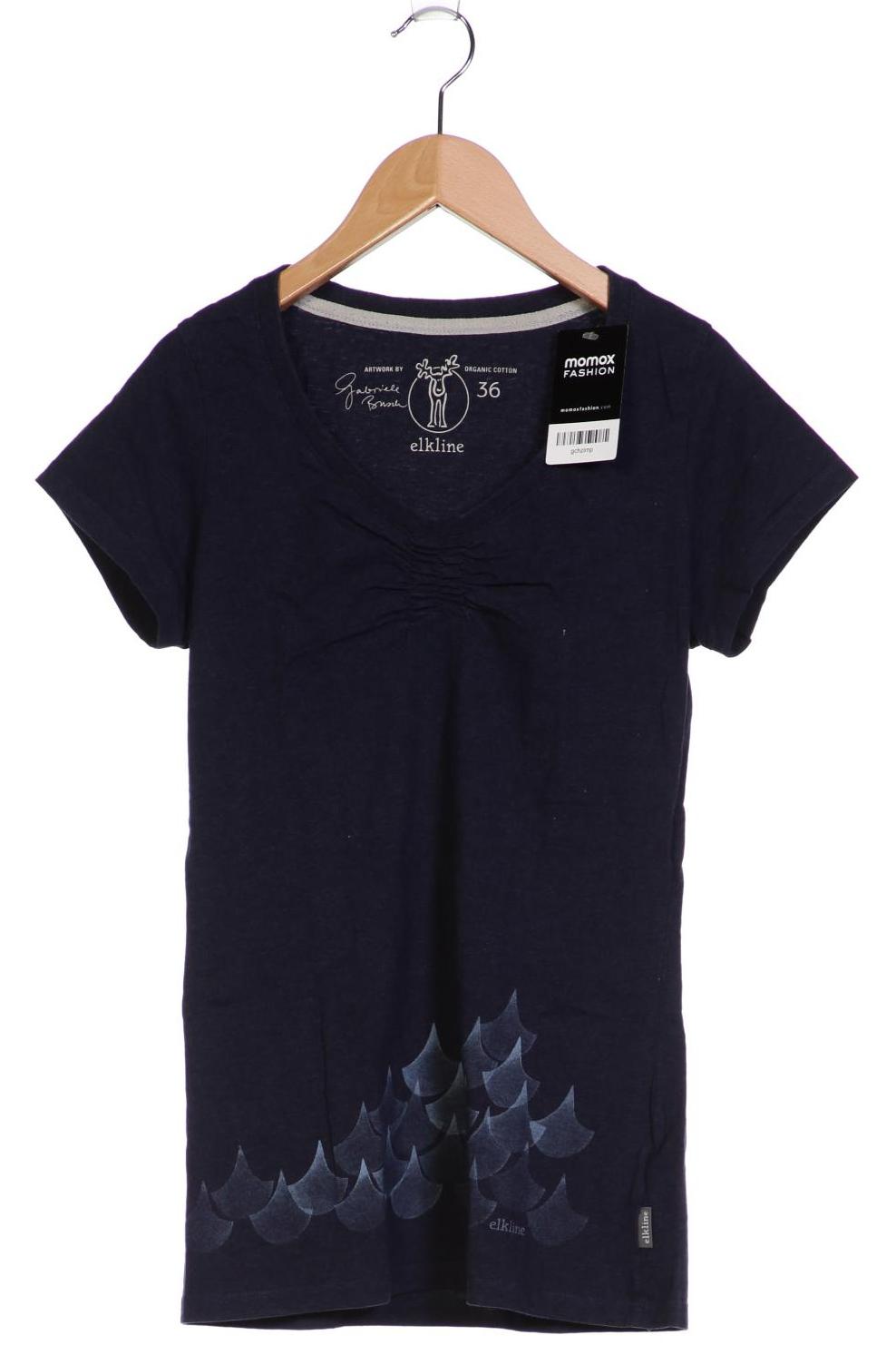 

elkline Damen T-Shirt, marineblau, Gr. 36