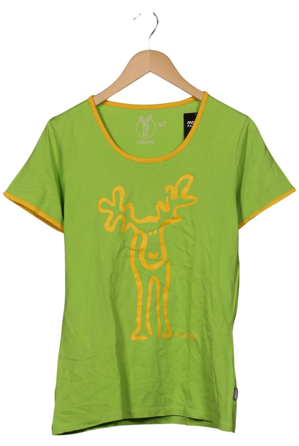 

elkline Damen T-Shirt, grün, Gr. 42