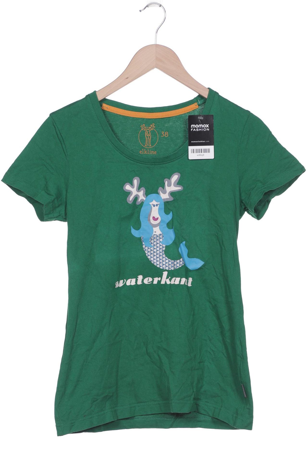 

elkline Damen T-Shirt, grün, Gr. 38