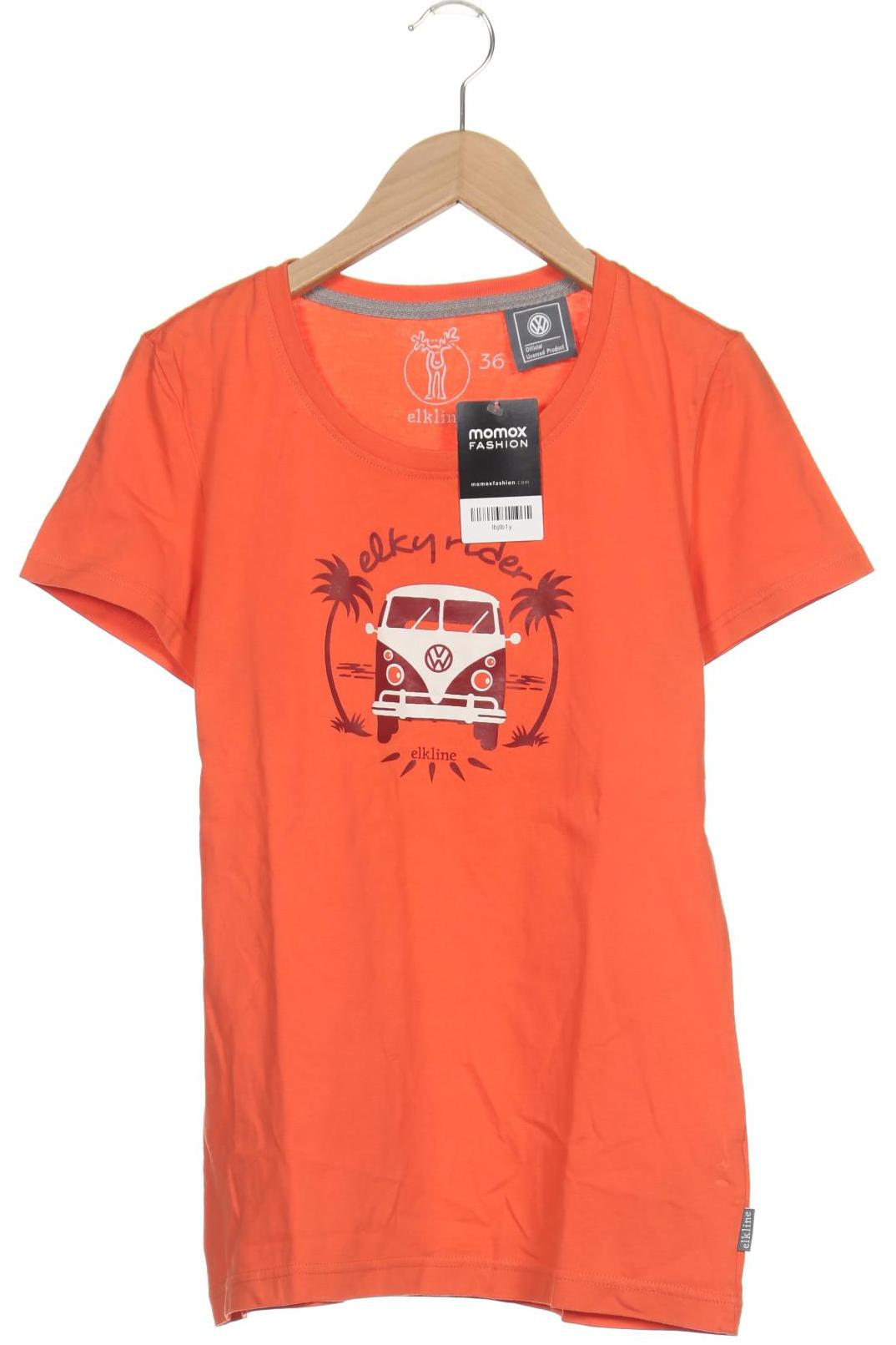 

elkline Damen T-Shirt, orange, Gr. 36