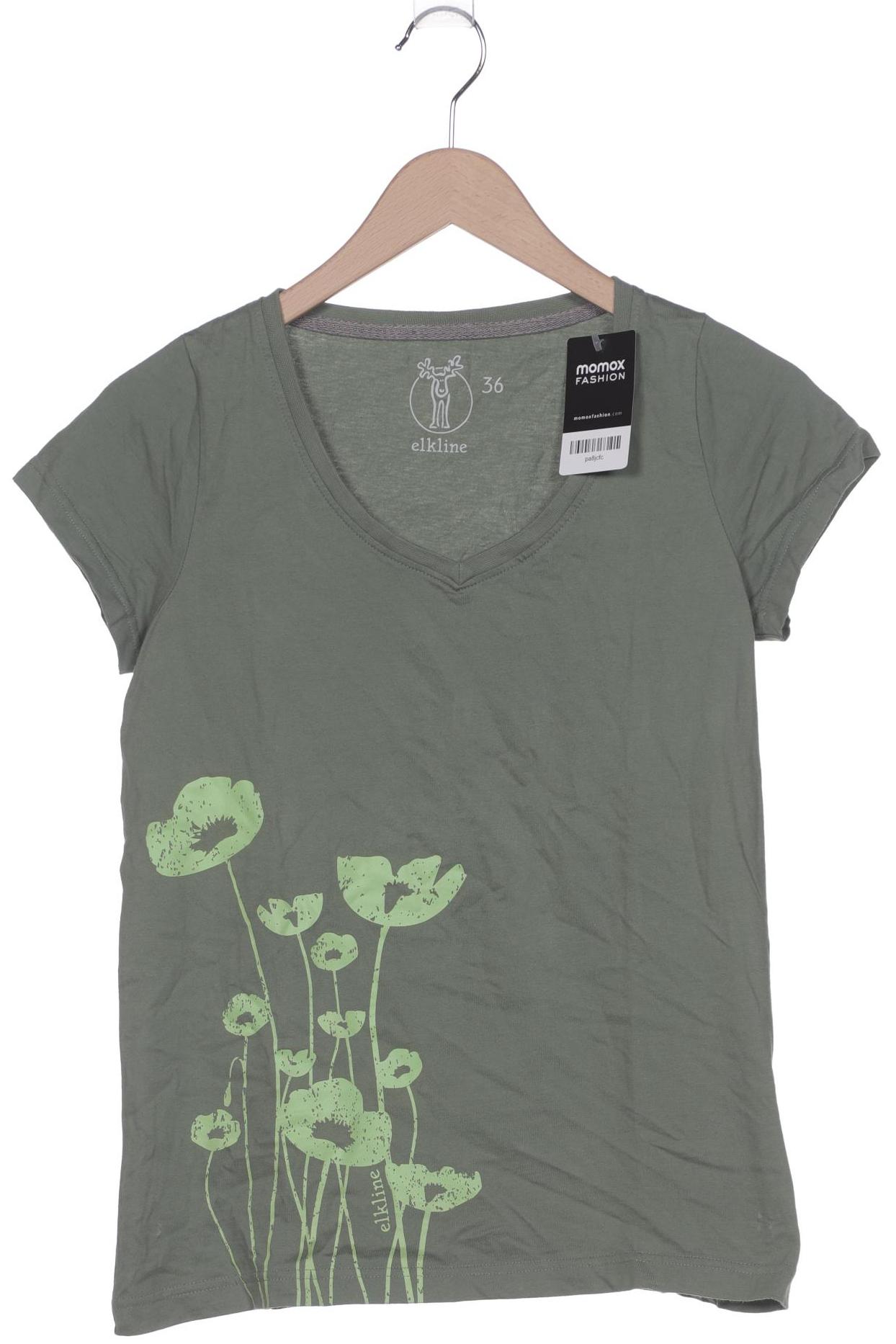 

elkline Damen T-Shirt, grün, Gr. 36