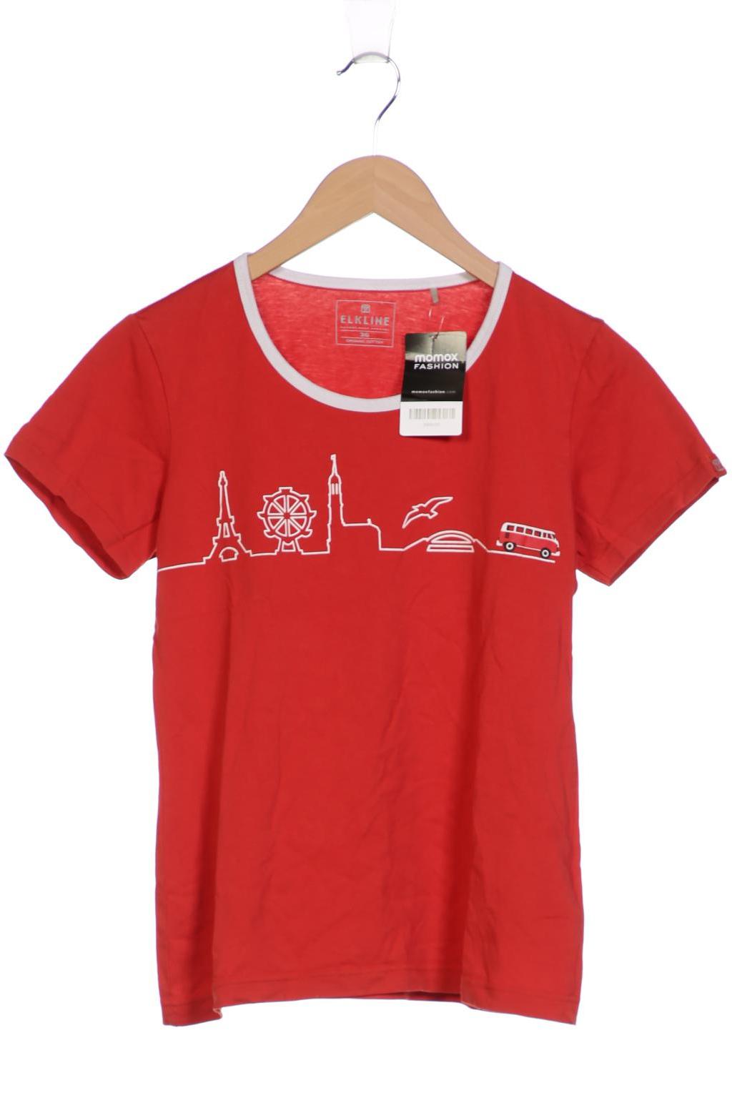 

elkline Damen T-Shirt, rot, Gr. 36