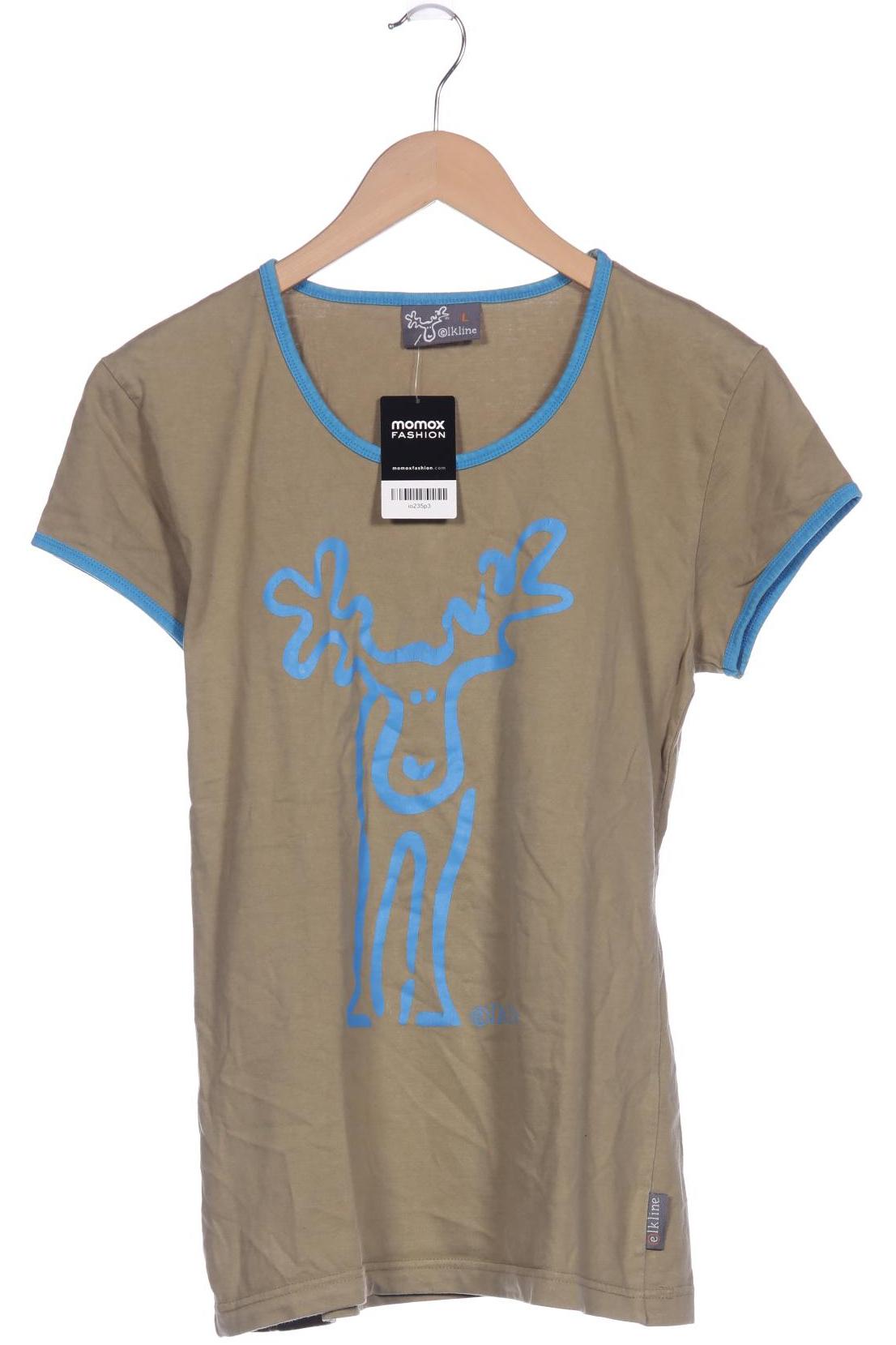 

elkline Damen T-Shirt, grün, Gr. 42