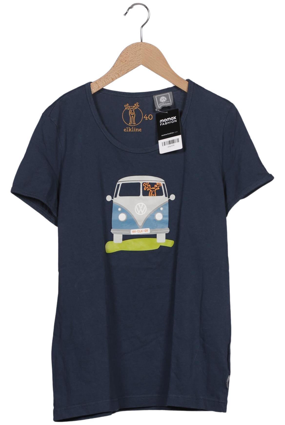 

elkline Damen T-Shirt, blau, Gr. 40