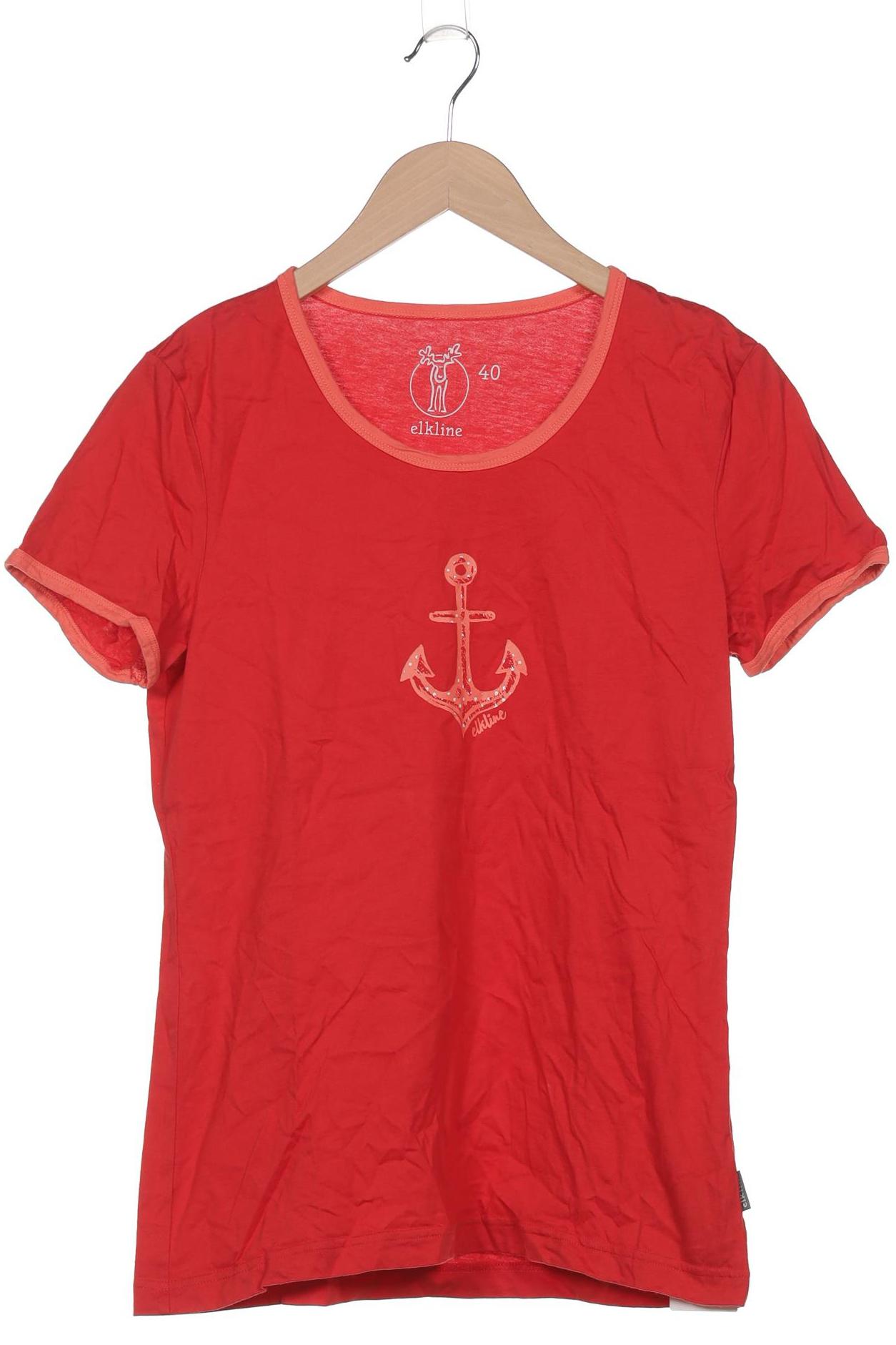 

elkline Damen T-Shirt, rot, Gr. 40