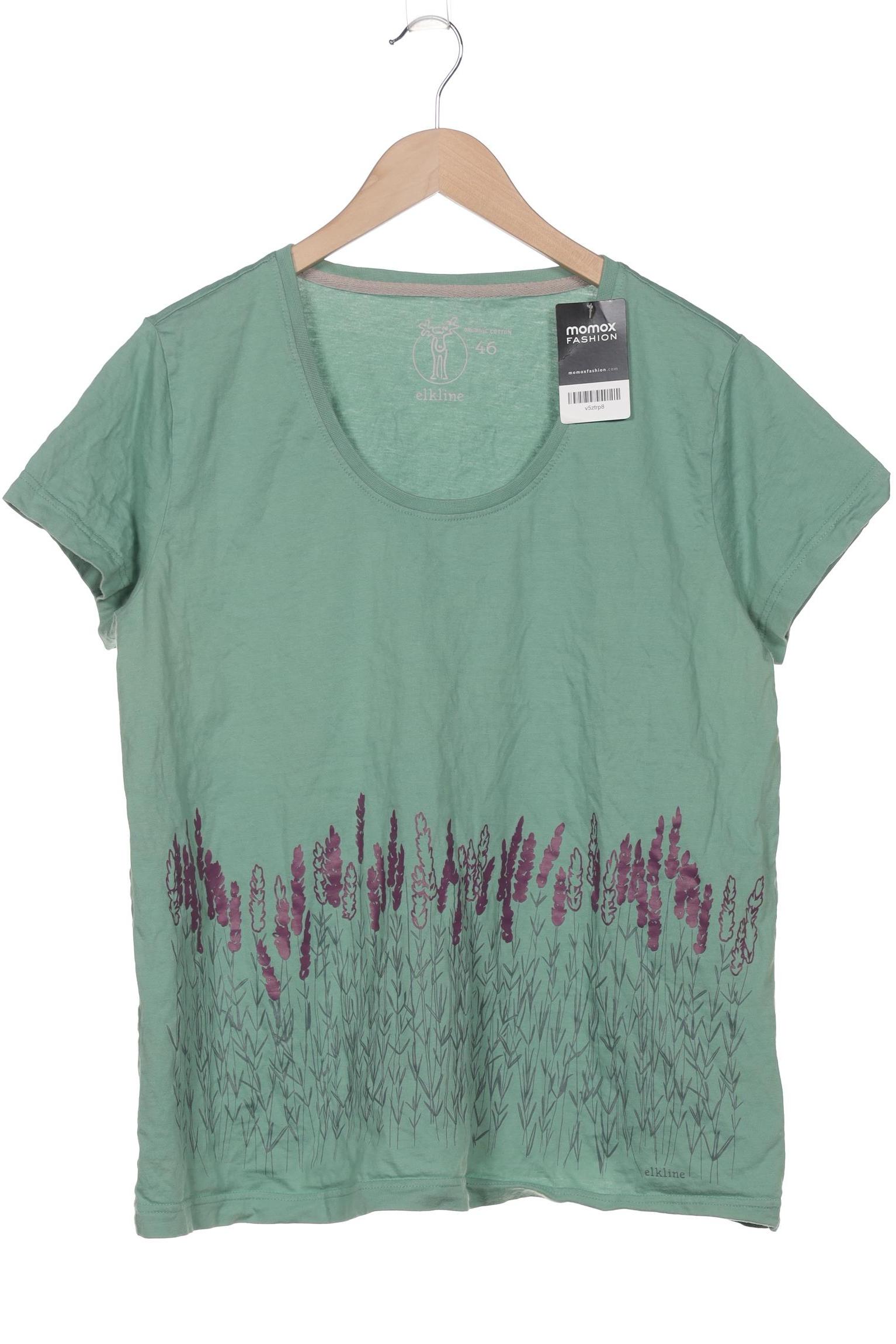 

elkline Damen T-Shirt, grün, Gr. 46