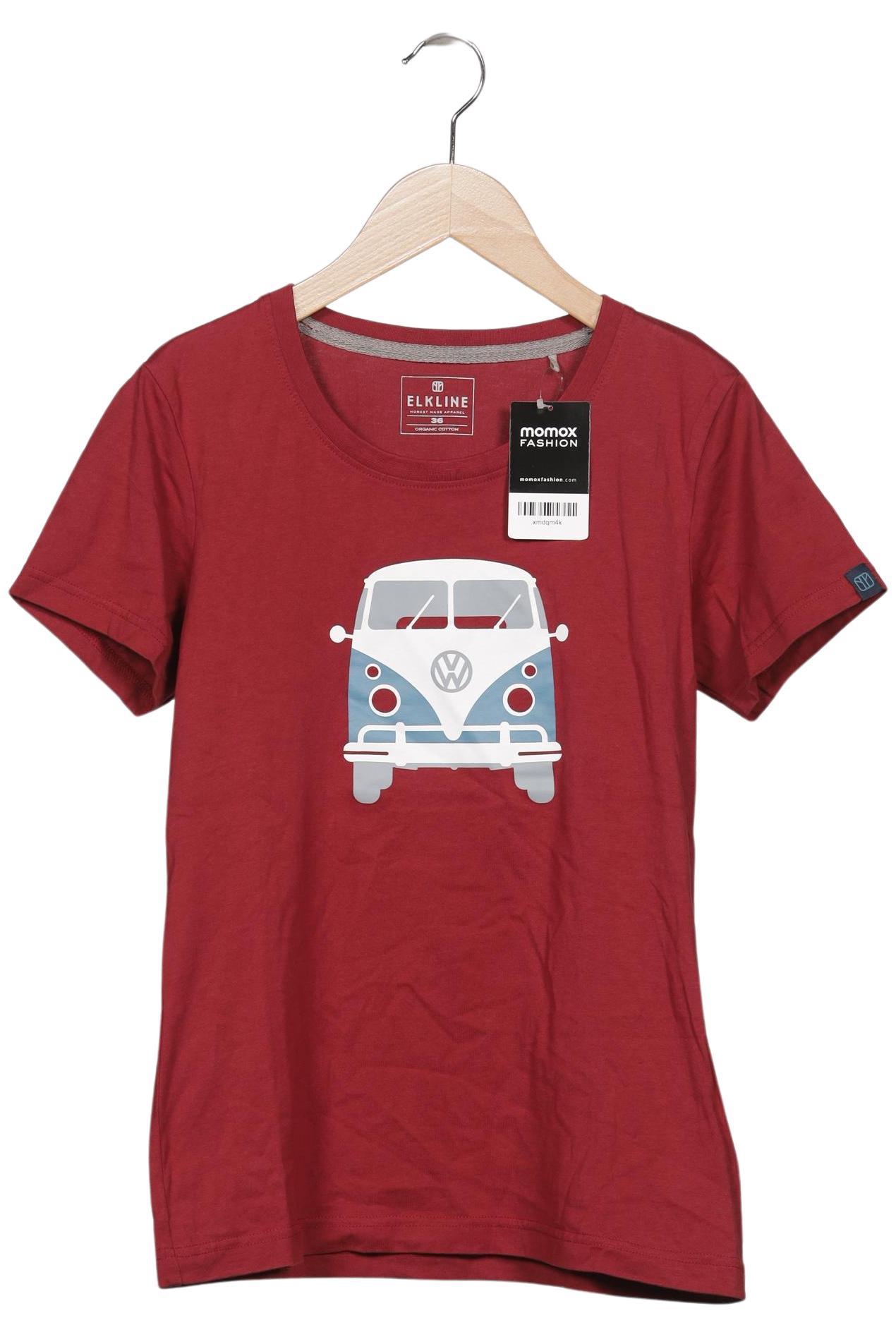 

elkline Damen T-Shirt, bordeaux, Gr. 36