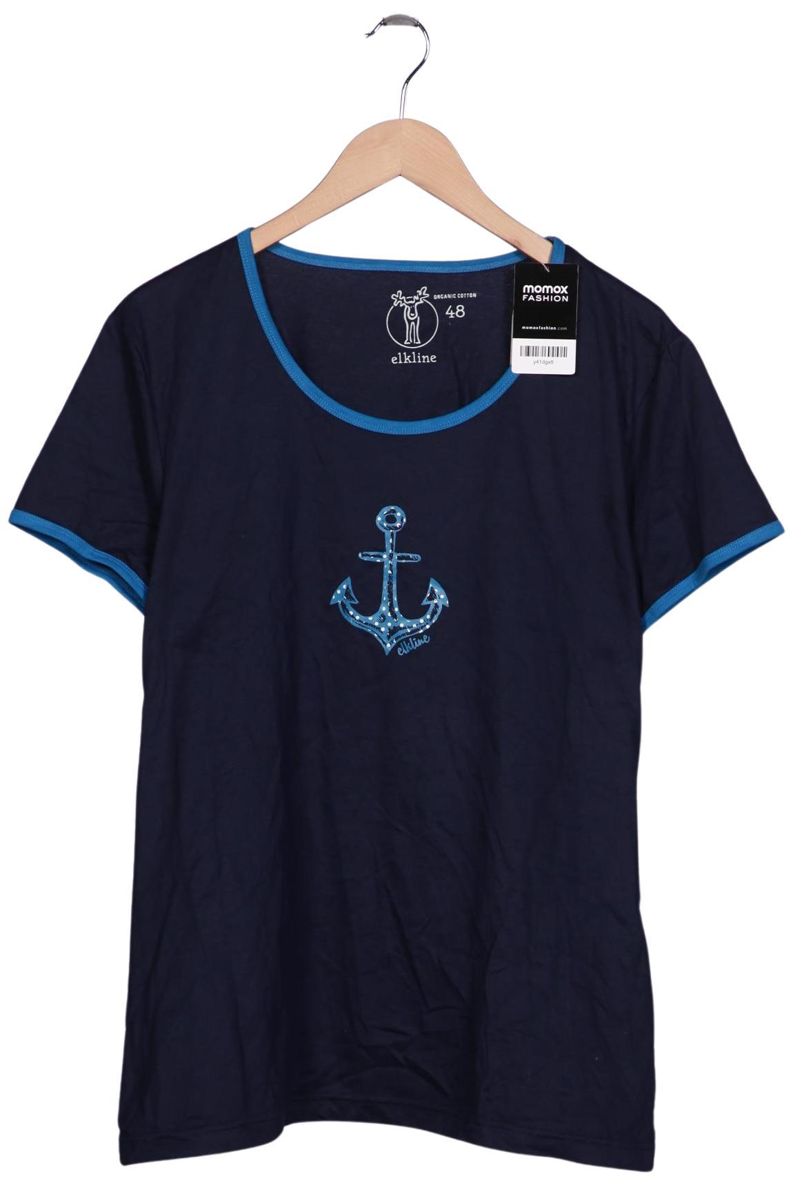 

elkline Damen T-Shirt, marineblau, Gr. 48