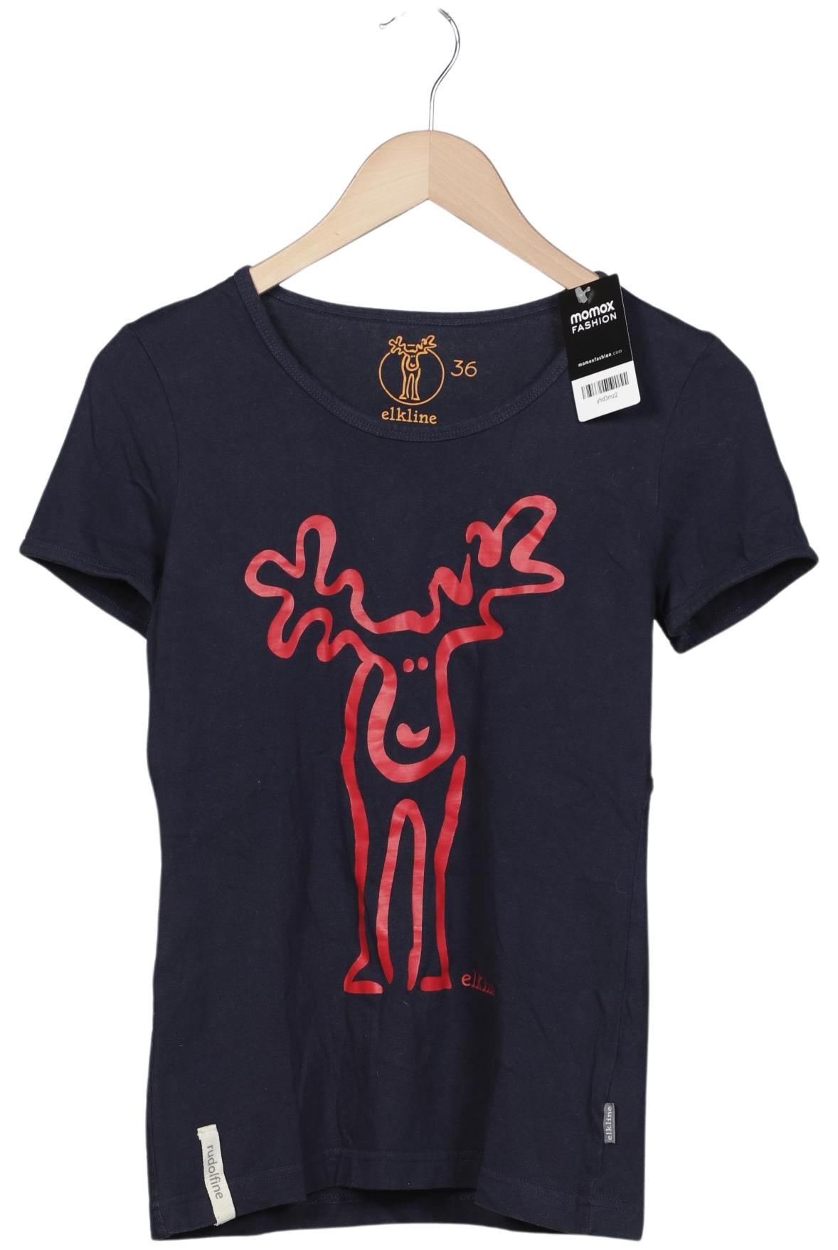 

elkline Damen T-Shirt, marineblau, Gr. 36