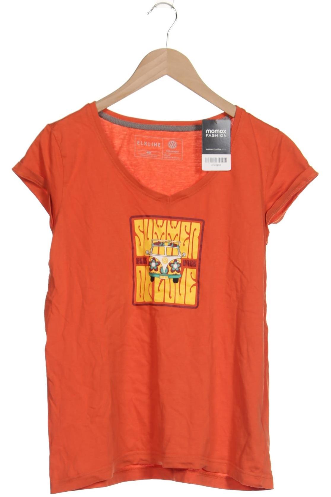 

elkline Damen T-Shirt, orange, Gr. 40