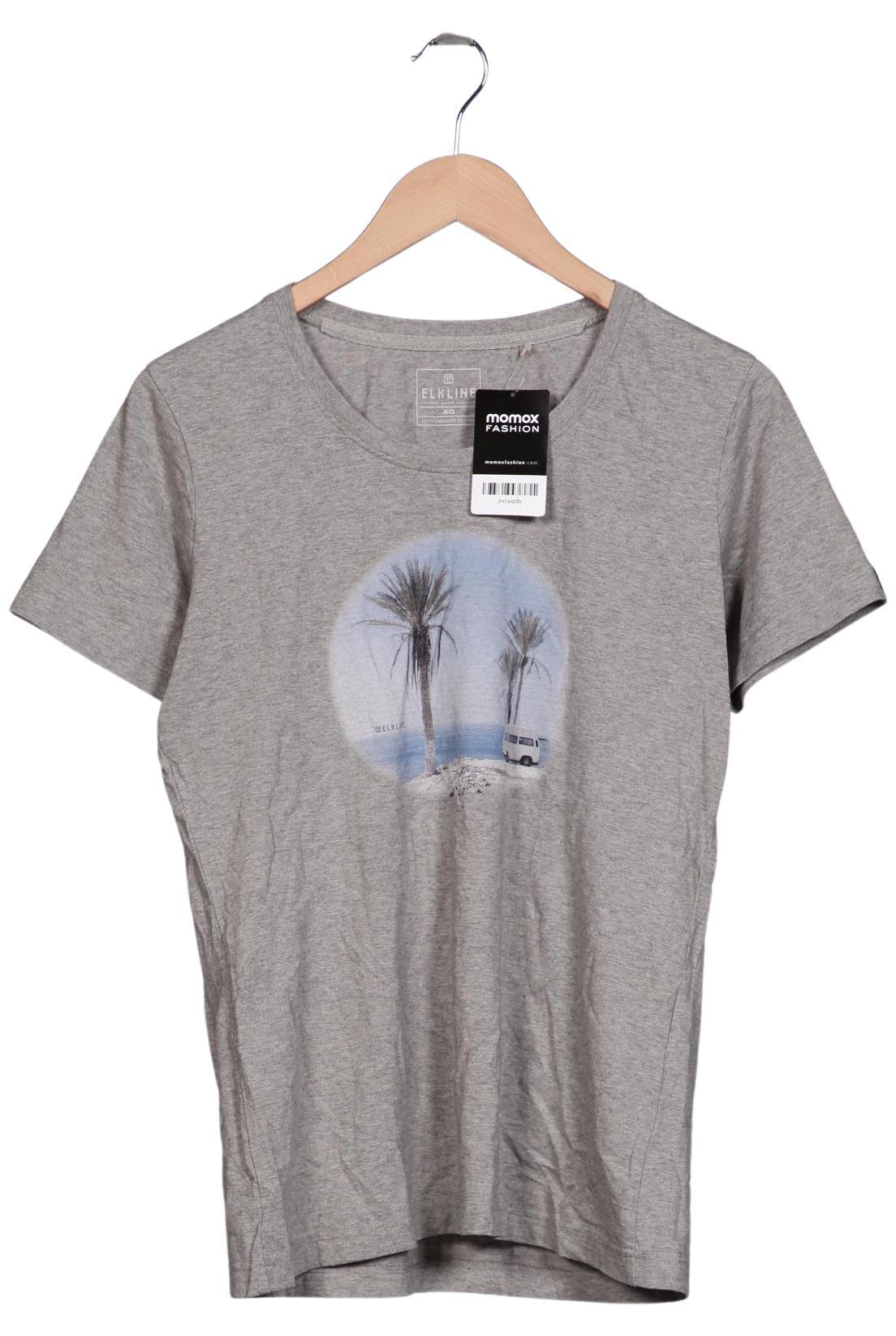 

elkline Damen T-Shirt, grau, Gr. 40