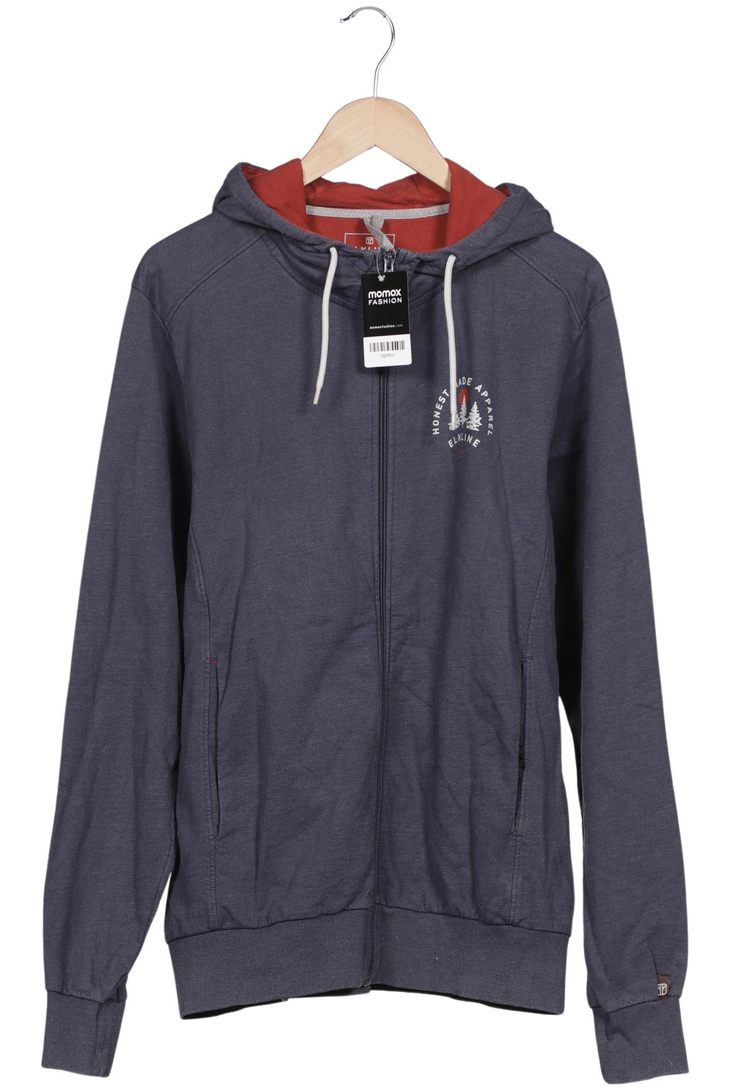 

elkline Herren Kapuzenpullover, blau, Gr. 54