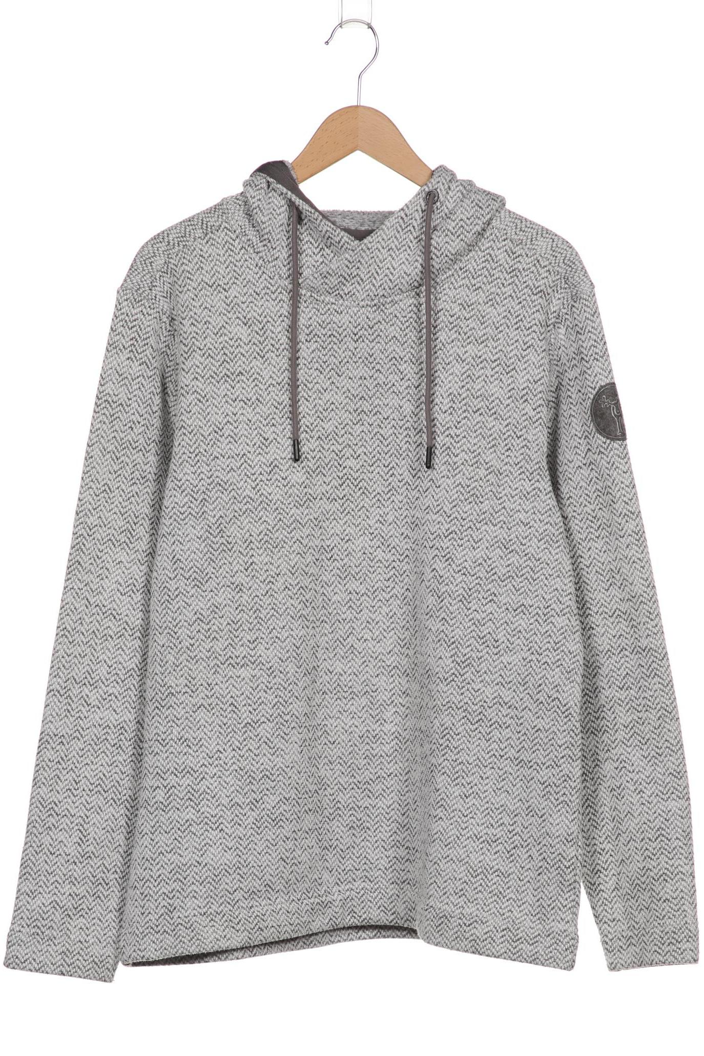 

elkline Herren Kapuzenpullover, grau, Gr. 54