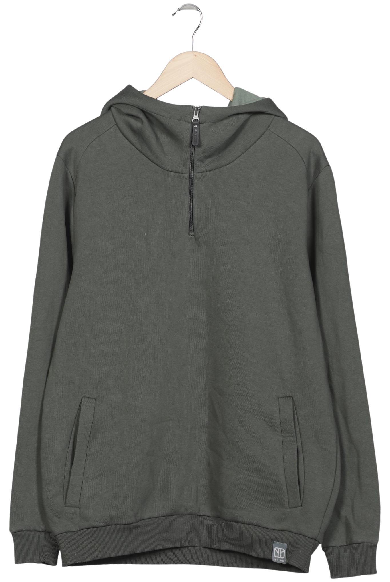 

elkline Herren Kapuzenpullover, grün, Gr. 54