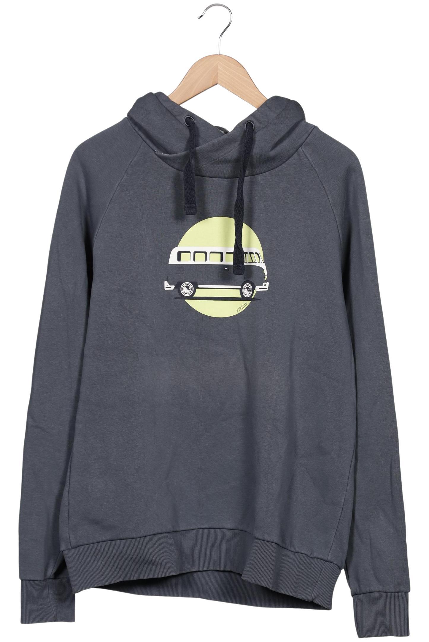 

elkline Herren Kapuzenpullover, grau, Gr. 52