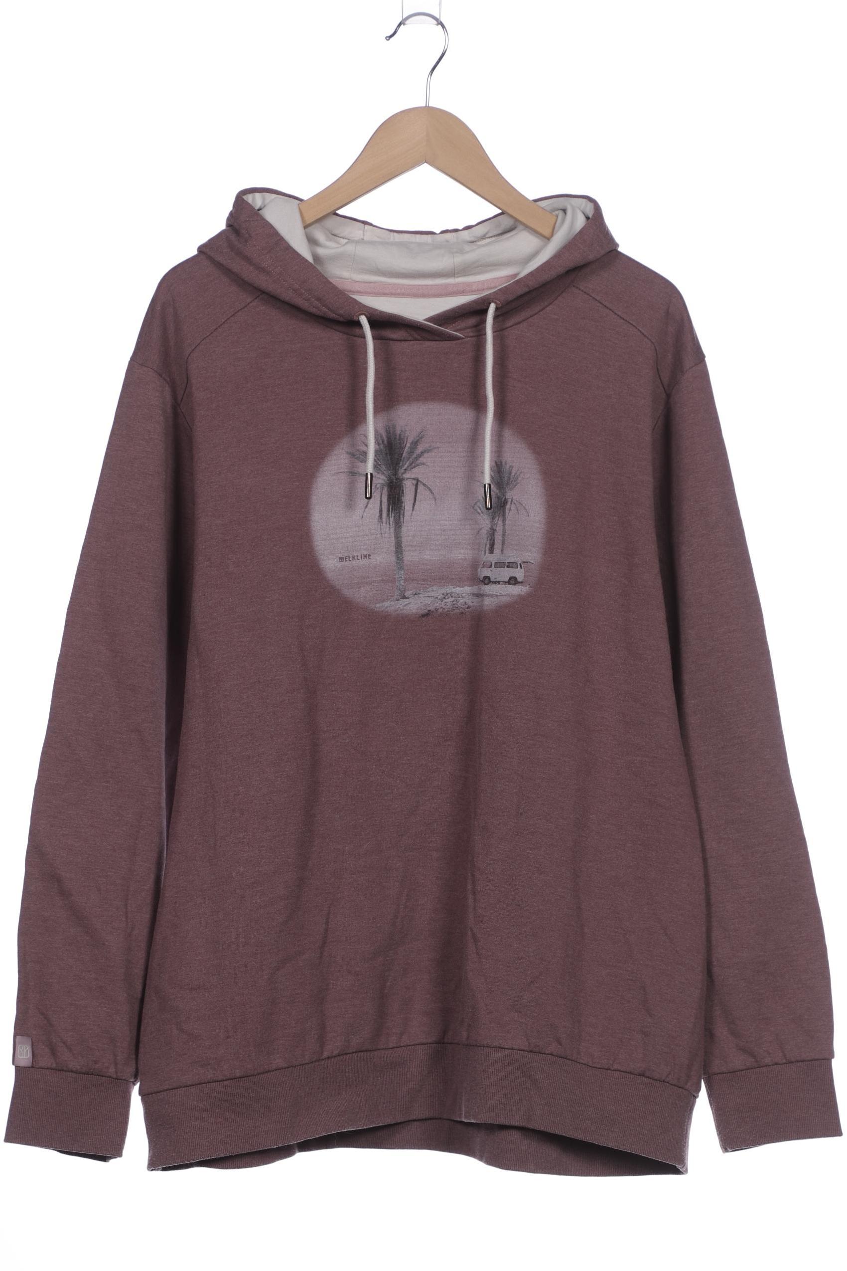

elkline Herren Kapuzenpullover, bordeaux, Gr. 50