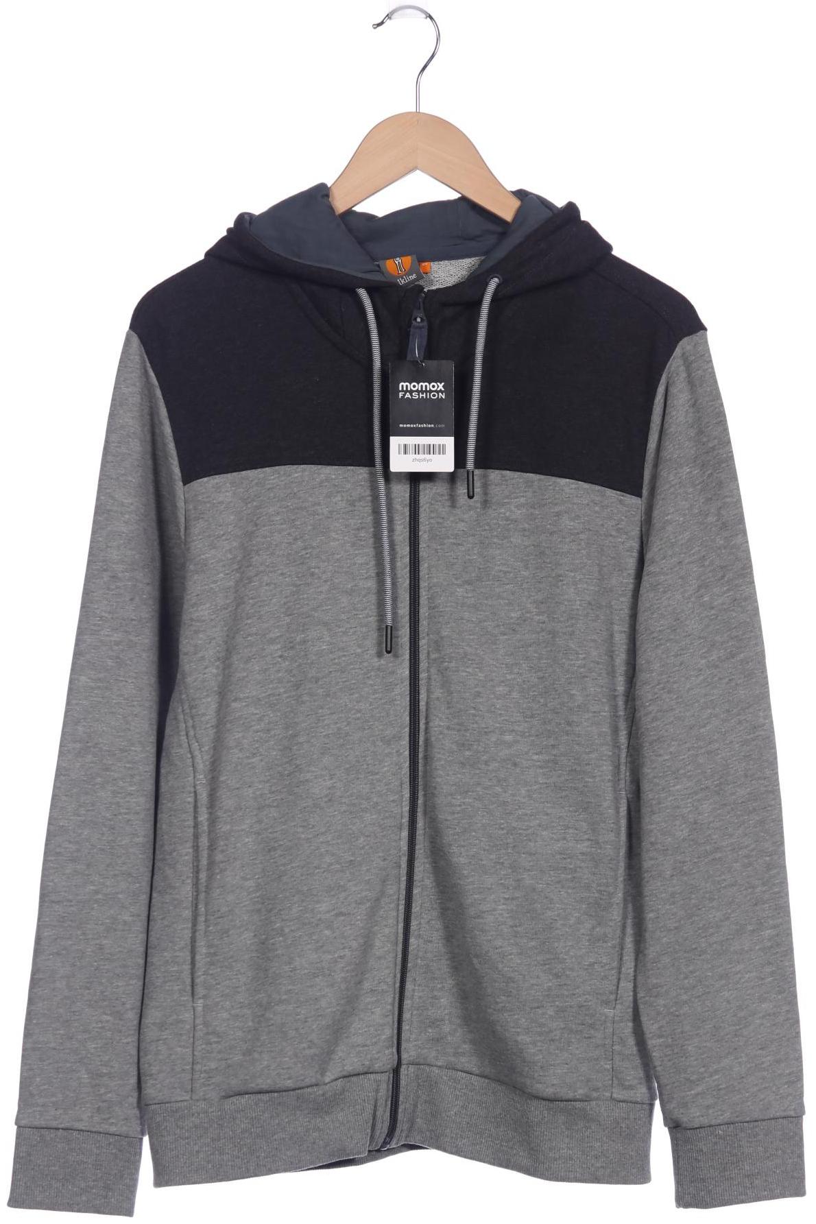 

elkline Herren Kapuzenpullover, grau, Gr. 52