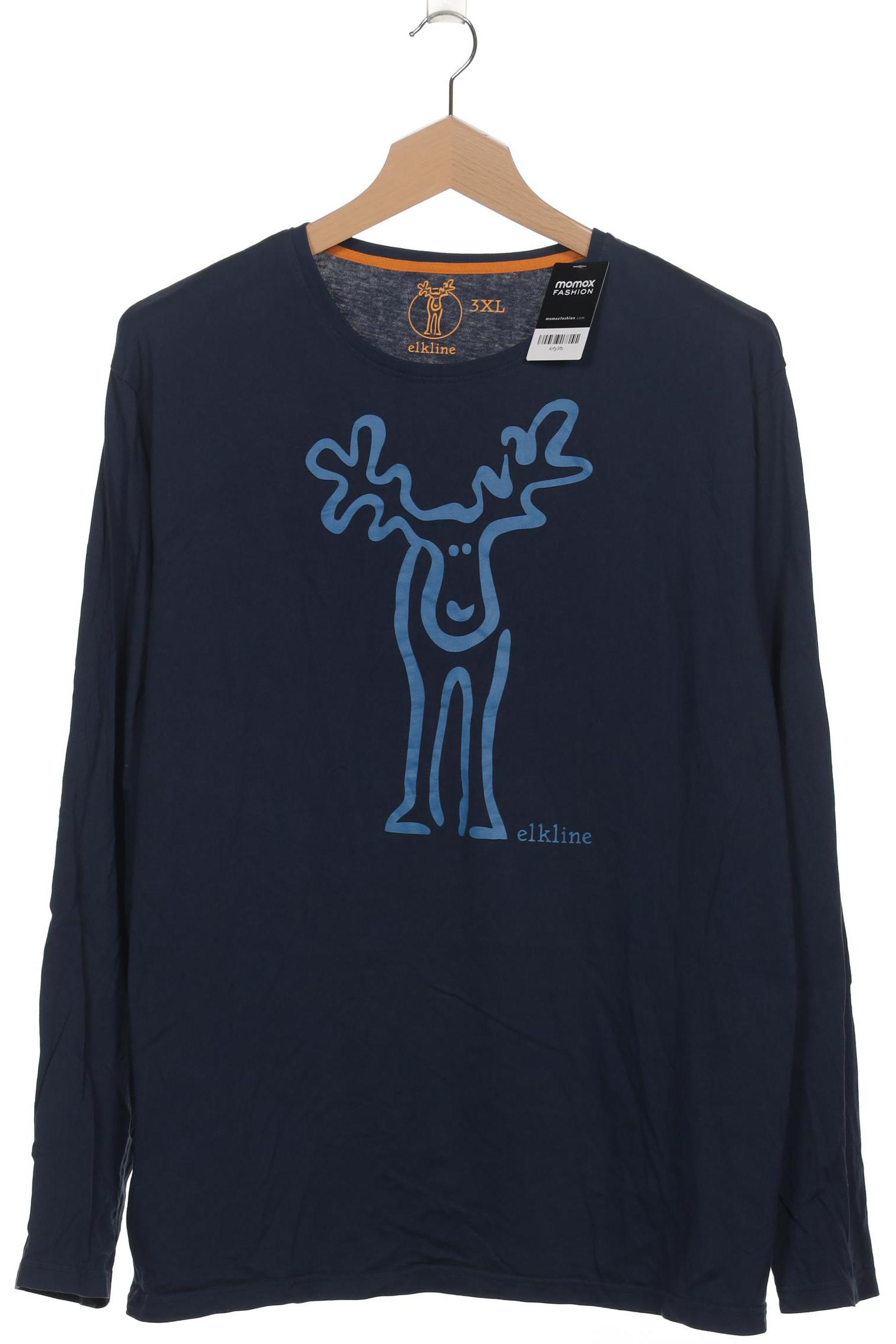 

elkline Herren Langarmshirt, marineblau, Gr. 58