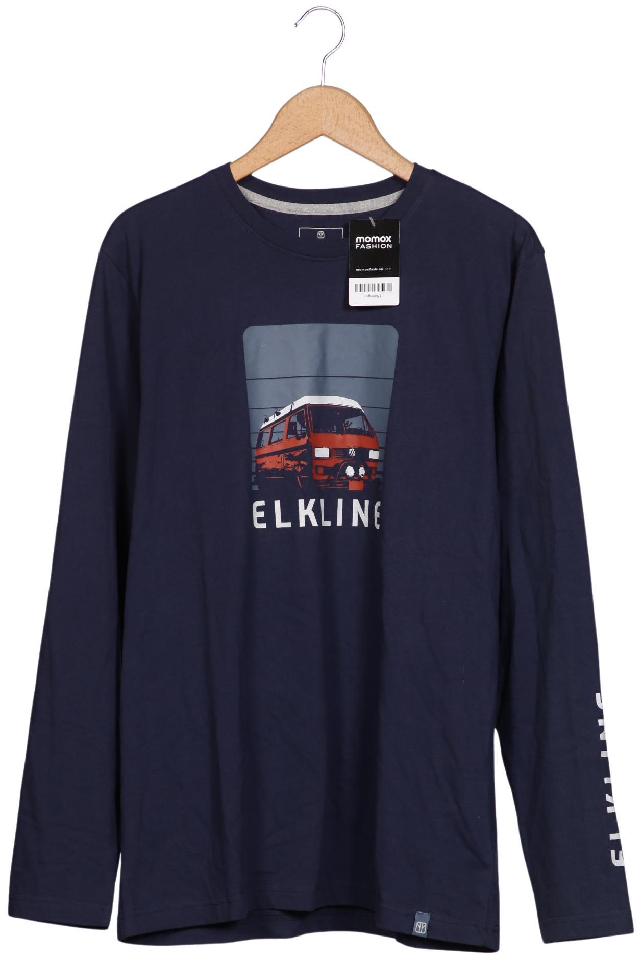 Thumbnail - elkline Herren Langarmshirt, marineblau, Gr. 52