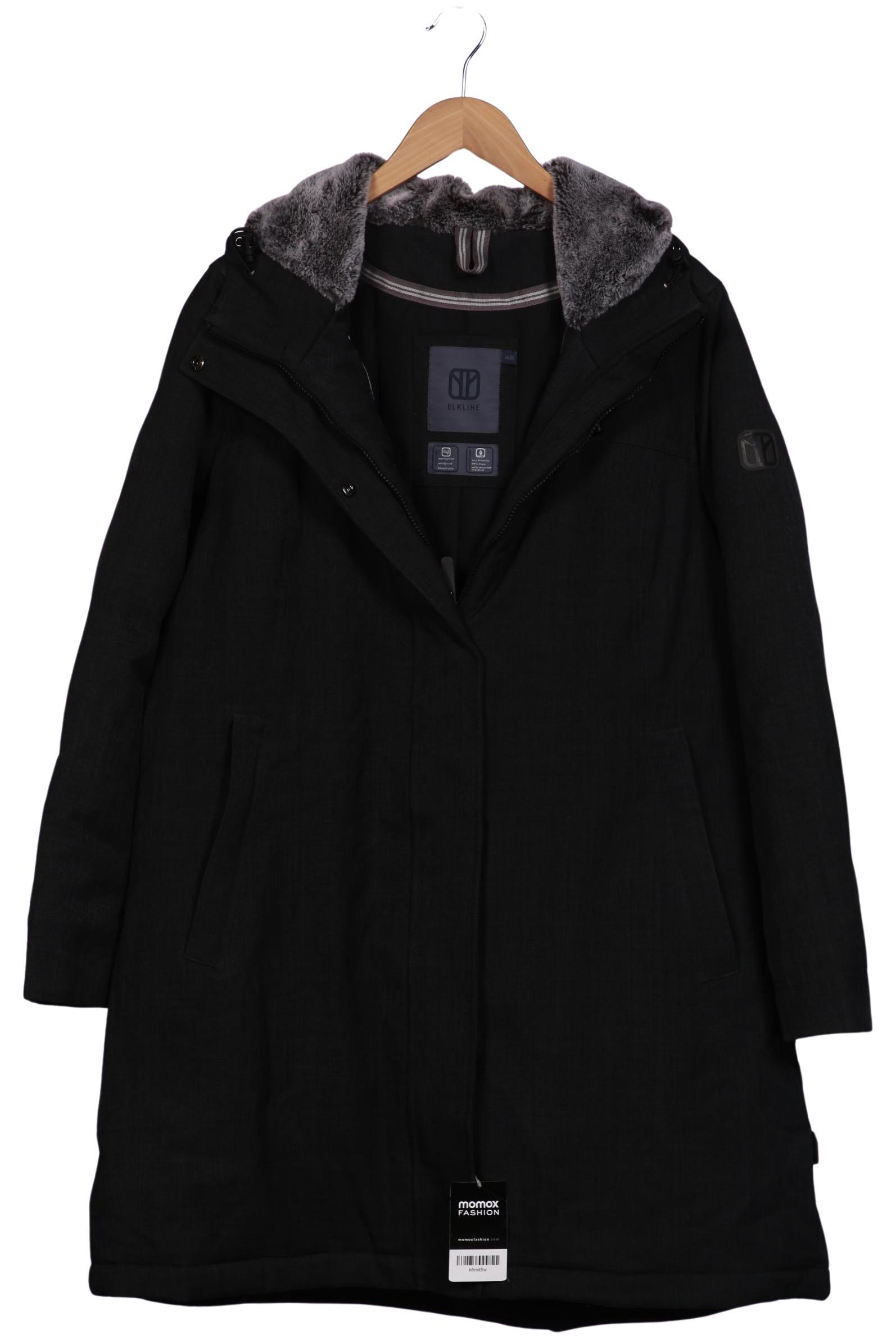 

elkline Herren Mantel, schwarz, Gr. 48