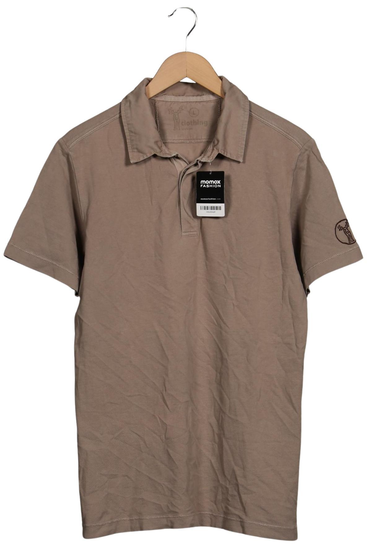 

elkline Herren Poloshirt, braun, Gr. 52