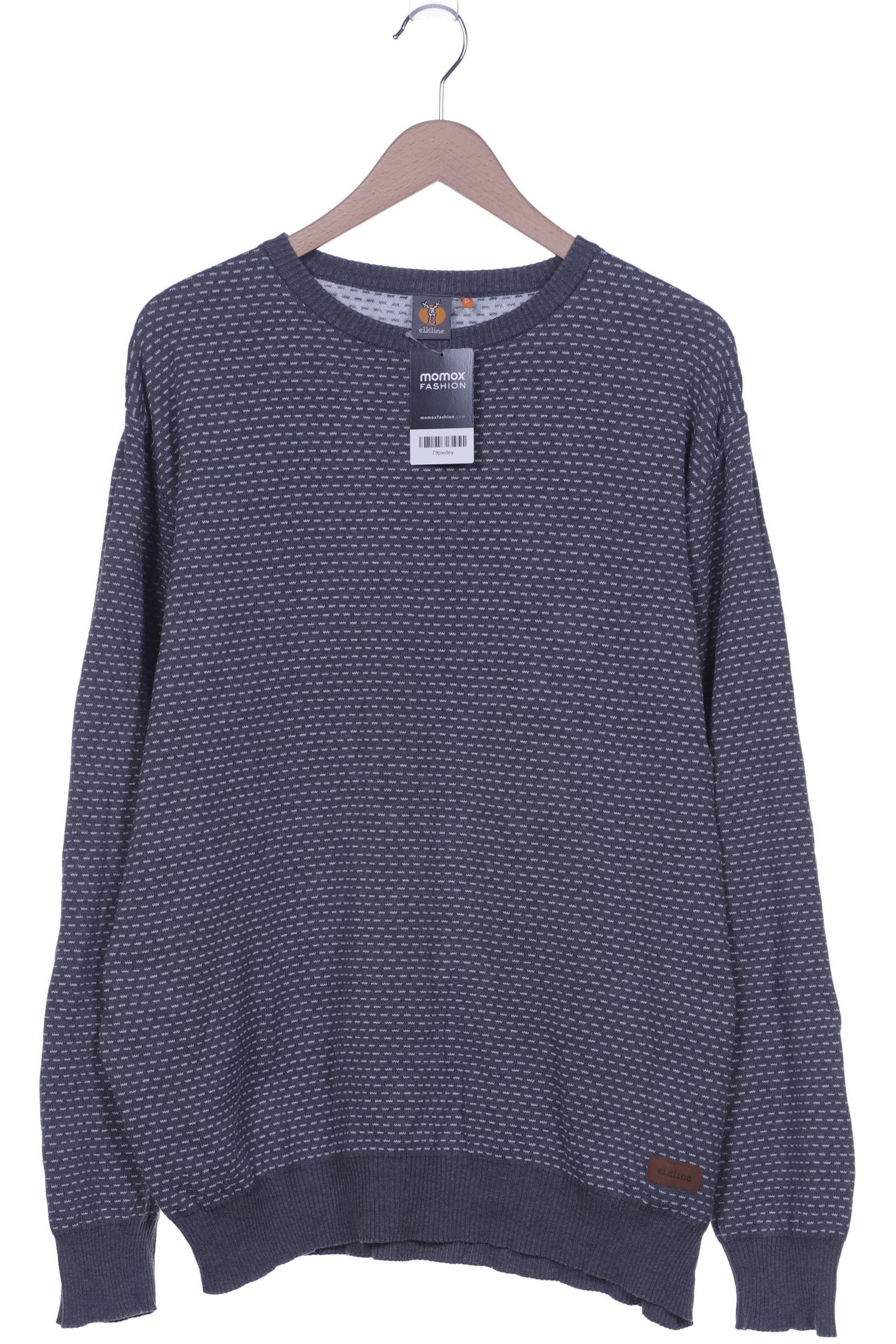 

elkline Herren Pullover, grau, Gr. 56