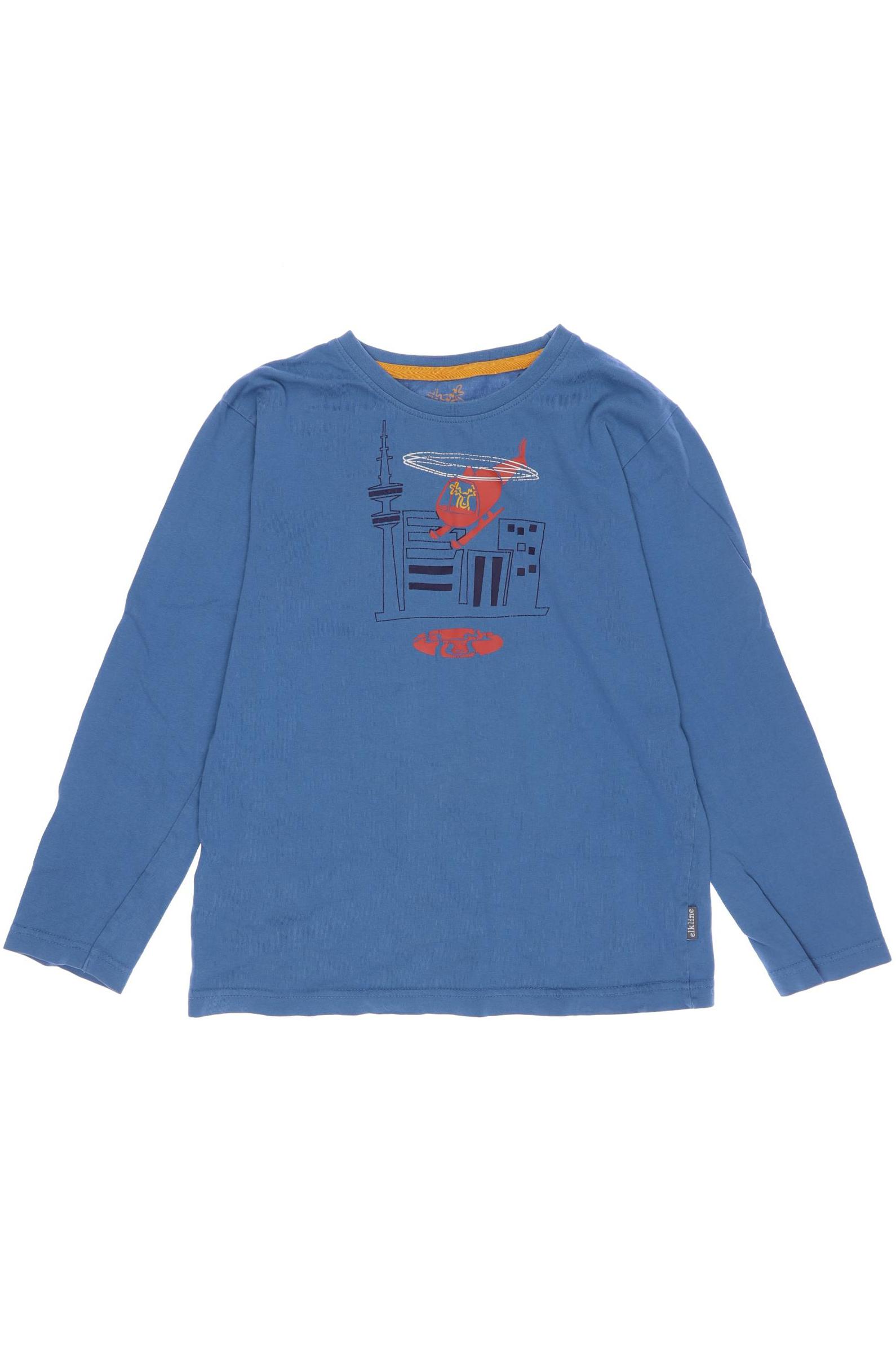

elkline Herren Langarmshirt, blau, Gr. 140