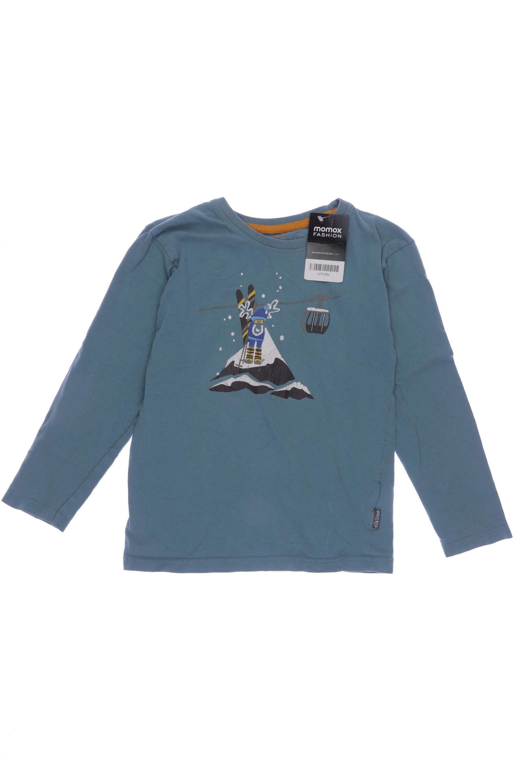 

elkline Herren Langarmshirt, blau, Gr. 128