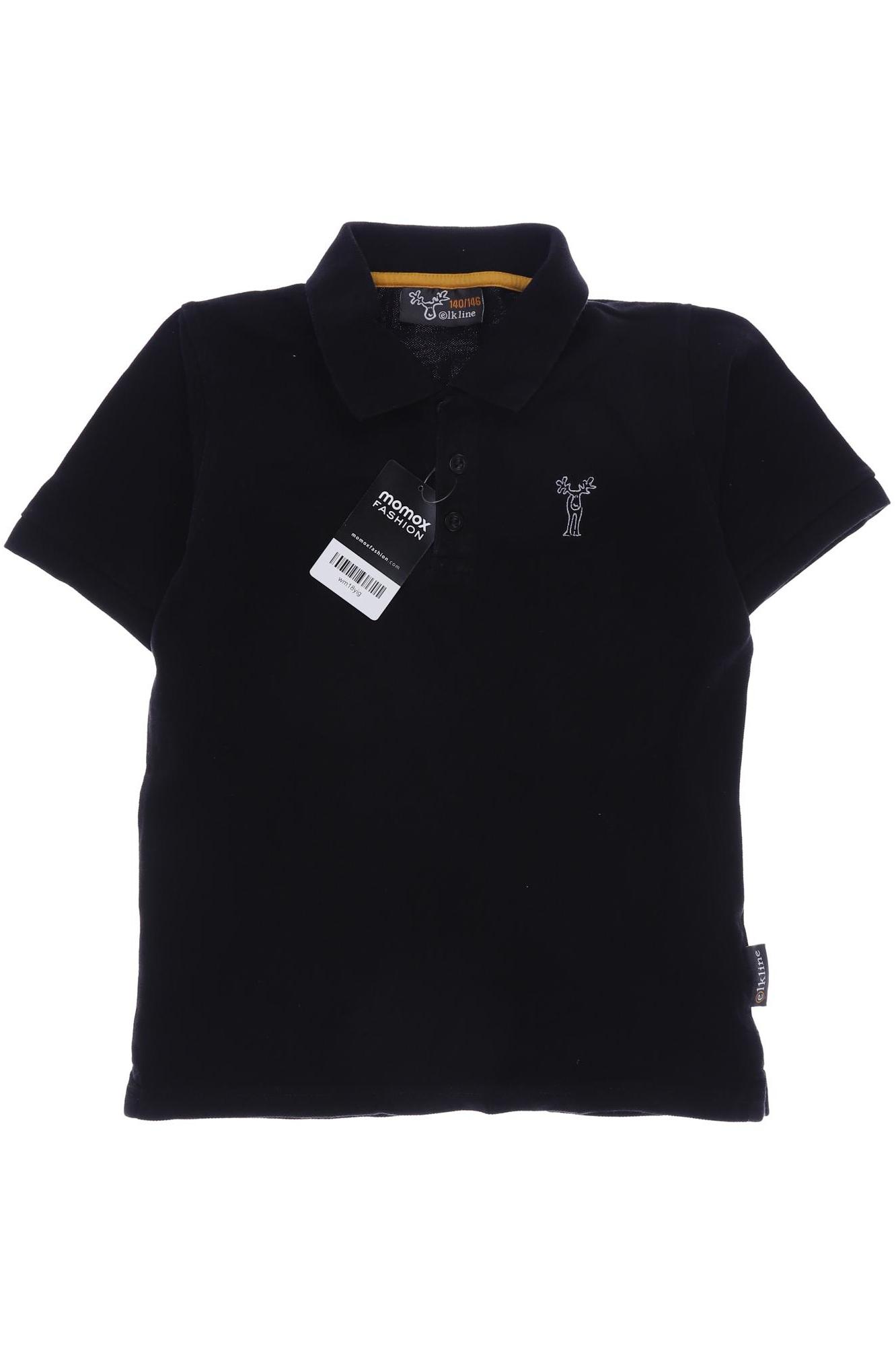 

elkline Jungen Poloshirt, schwarz